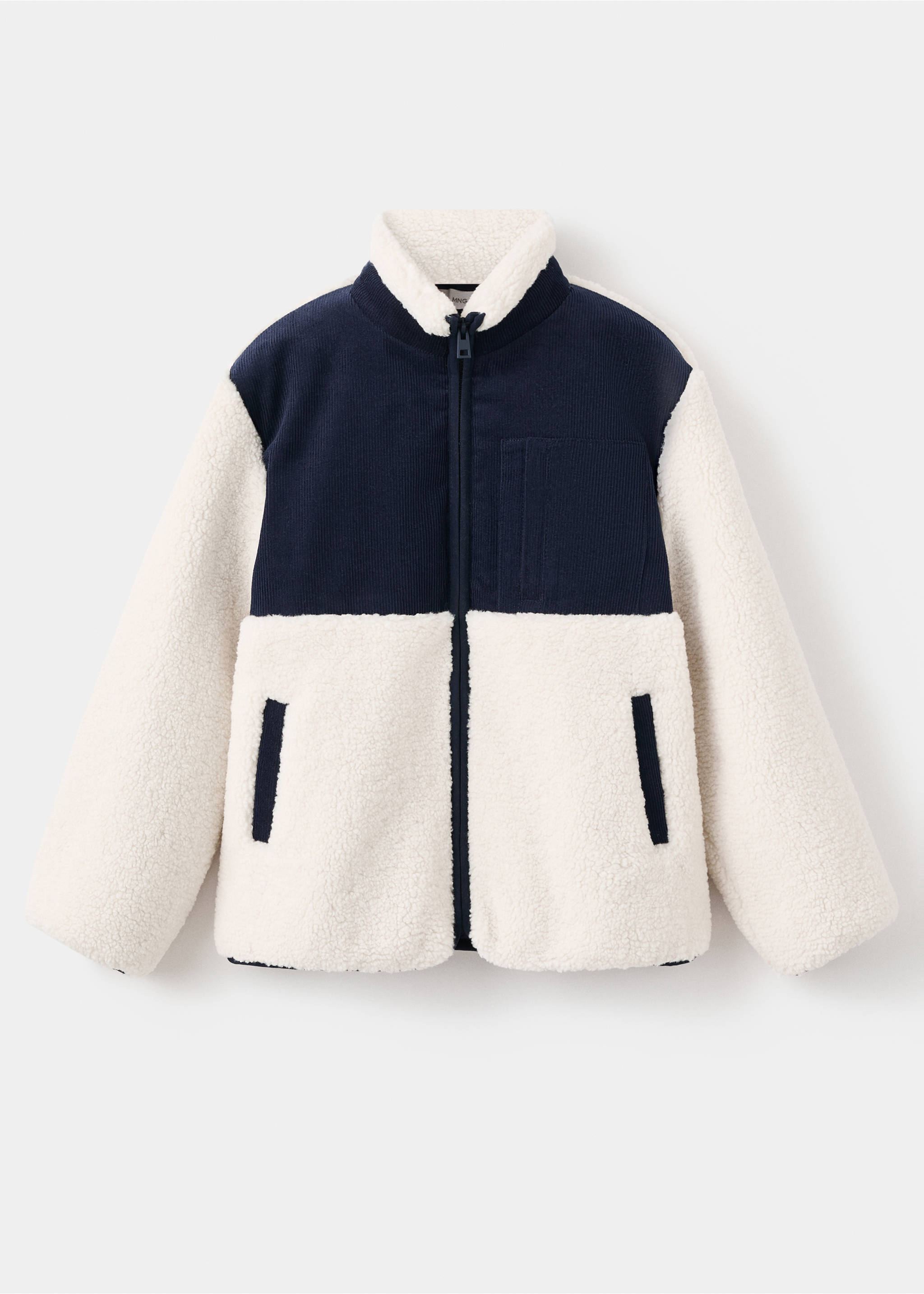 Veste moutonnée - Article sans modèle, Blanc cassé. Ref: 17096332-00.
