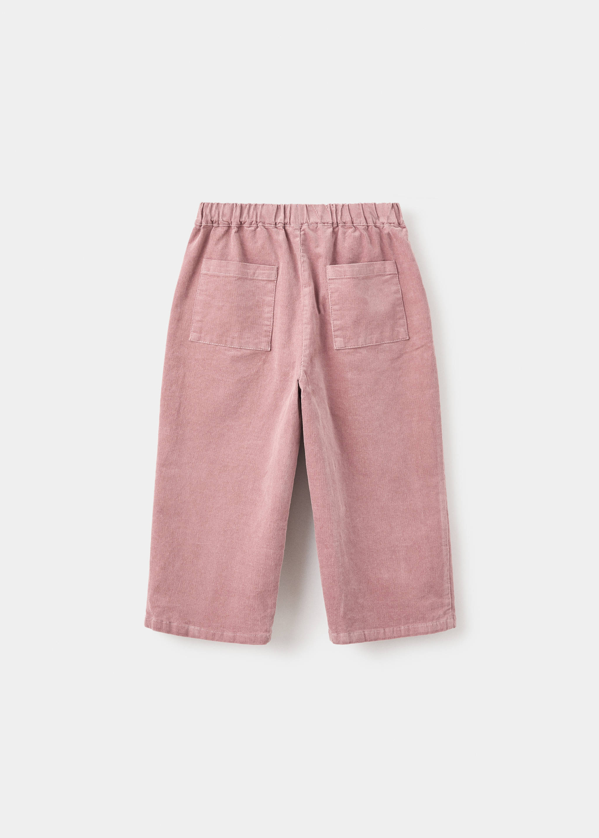 Cotton corduroy pants - Reverse of the article