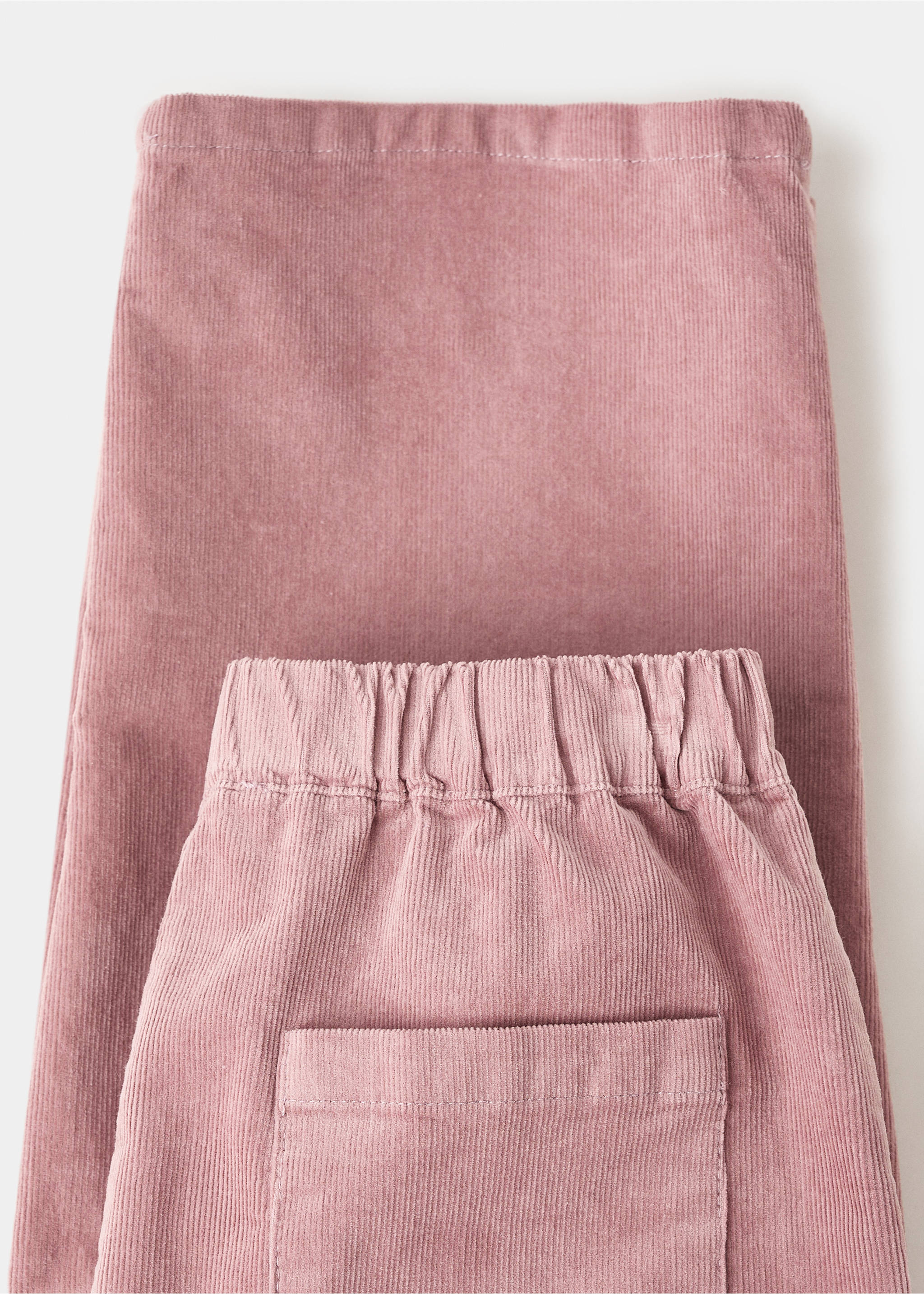 Pantalón algodón pana - Detalle del artículo 0, Rosa. Ref: 17096333-00.