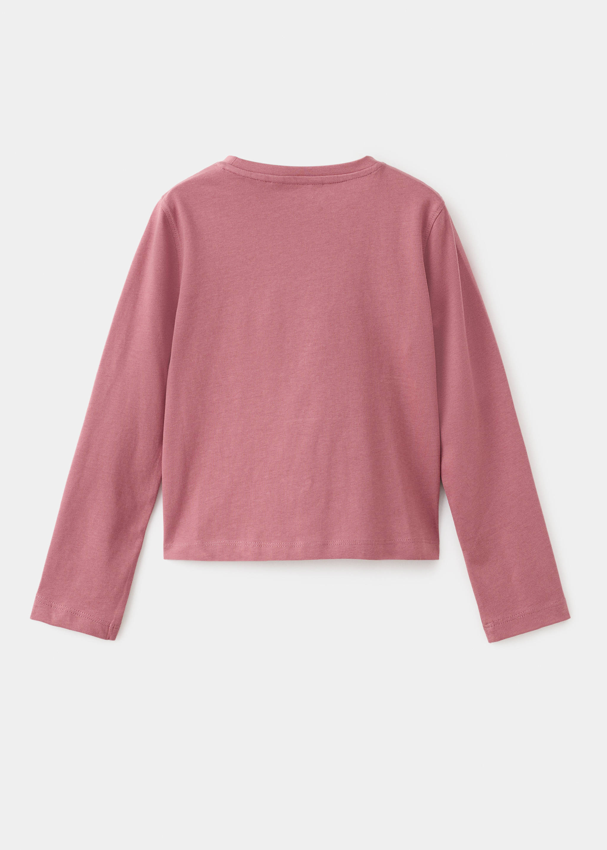 Embroidered cotton T-shirt - Reverse of the article