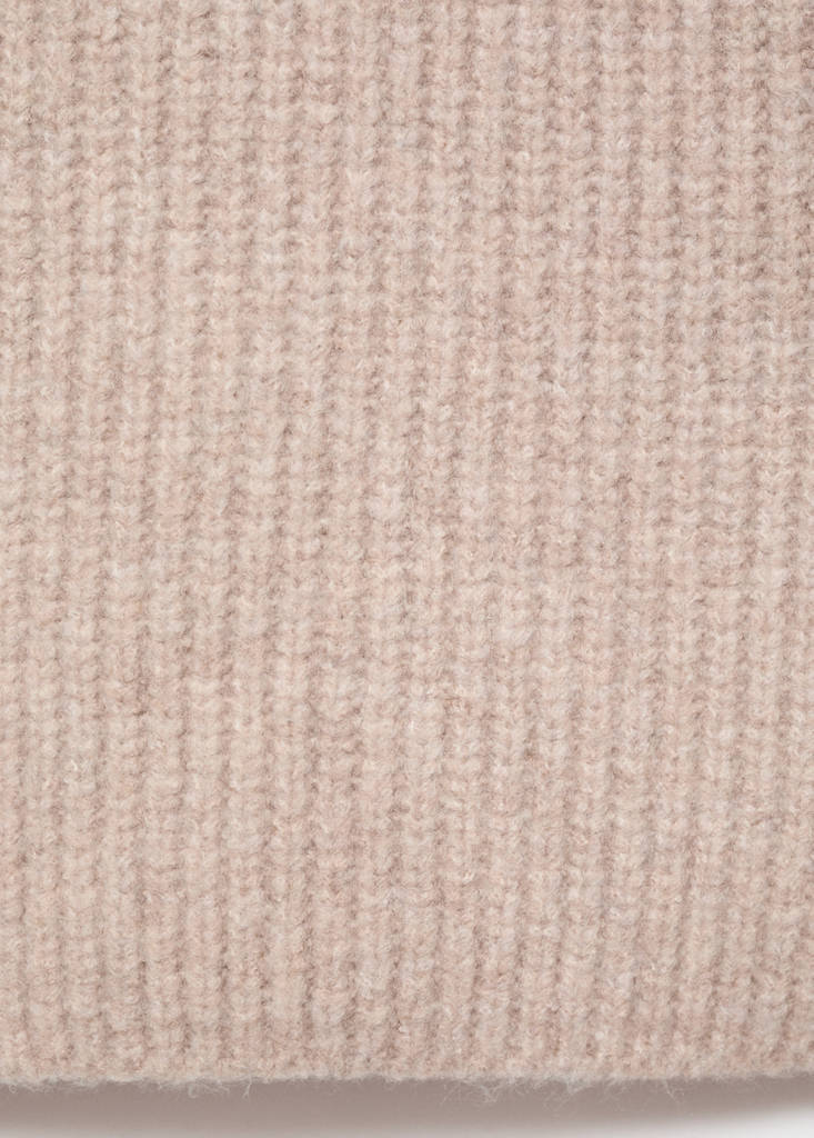 Ribbed jersey jacket — Medium Brown