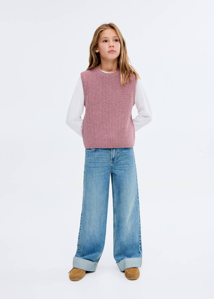Ribbed jersey jacket — Cherry