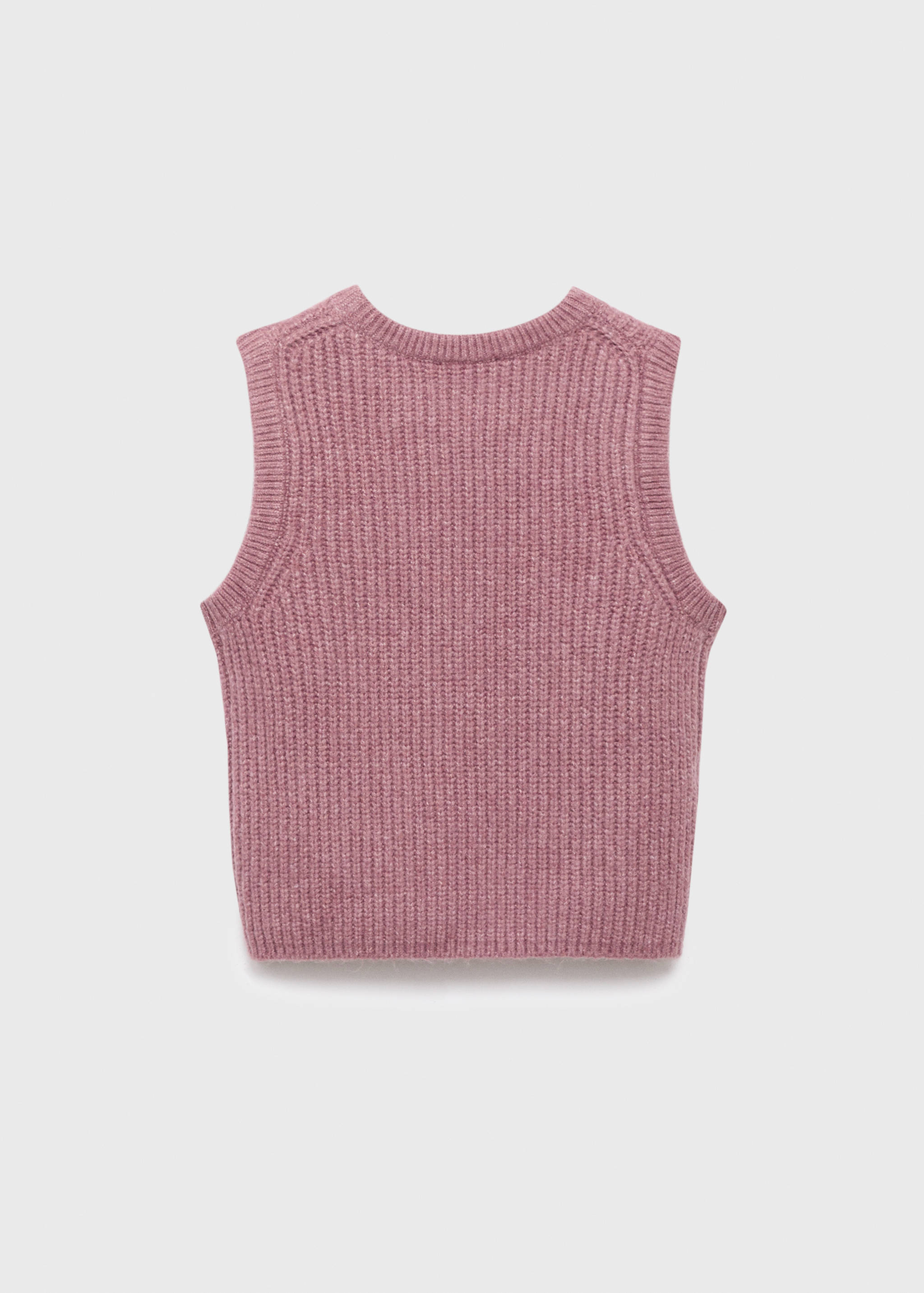 Ribbed jersey jacket - Reverse of the article