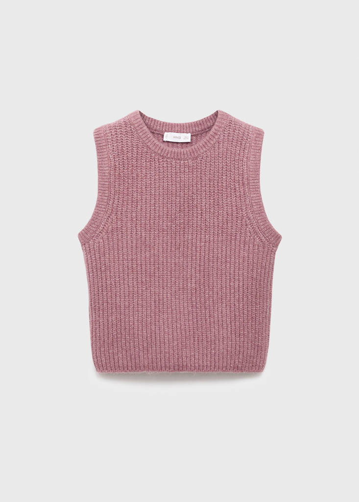 Ribbed jersey jacket — Cherry