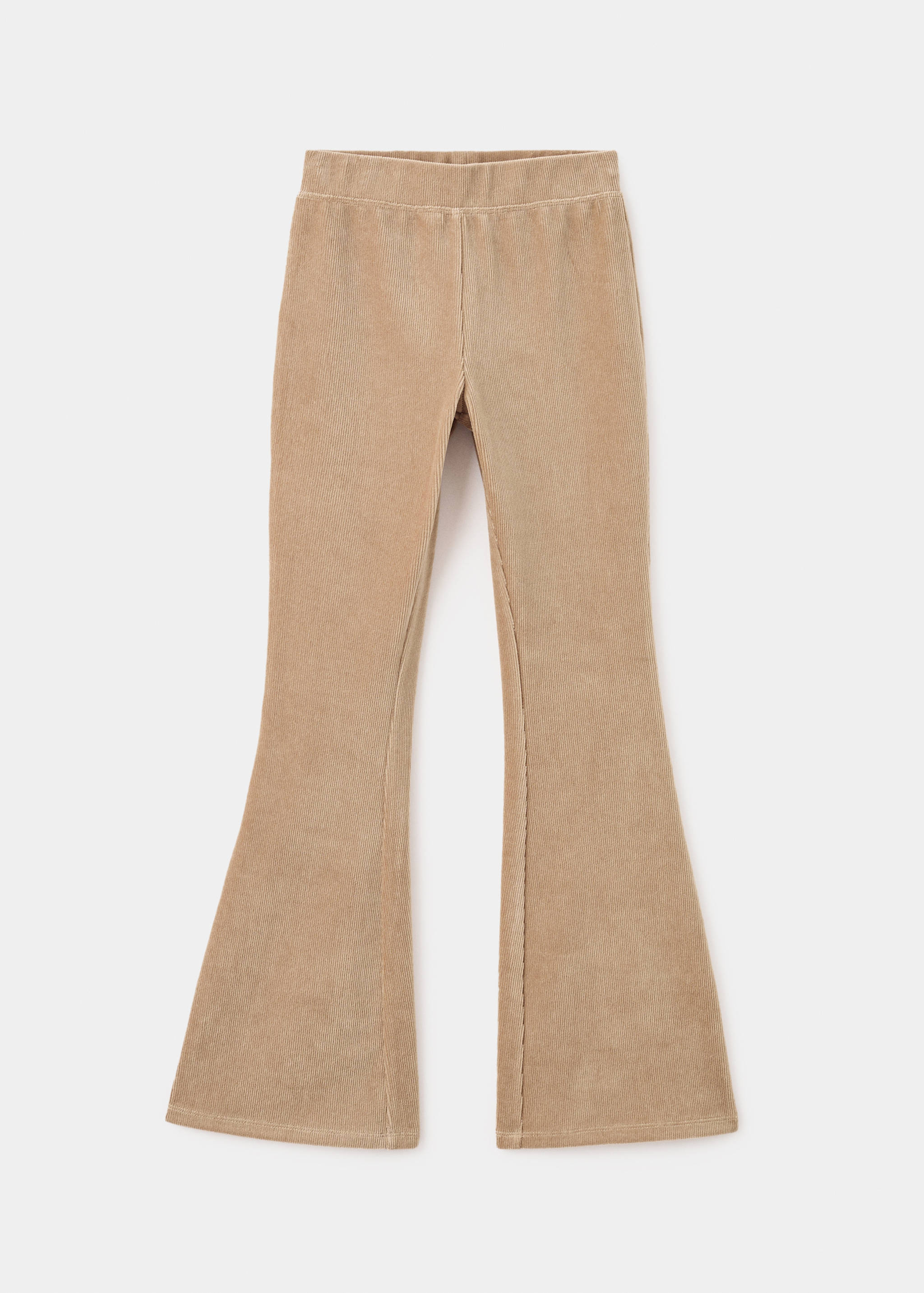 Corduroy flared leggings - Article without model