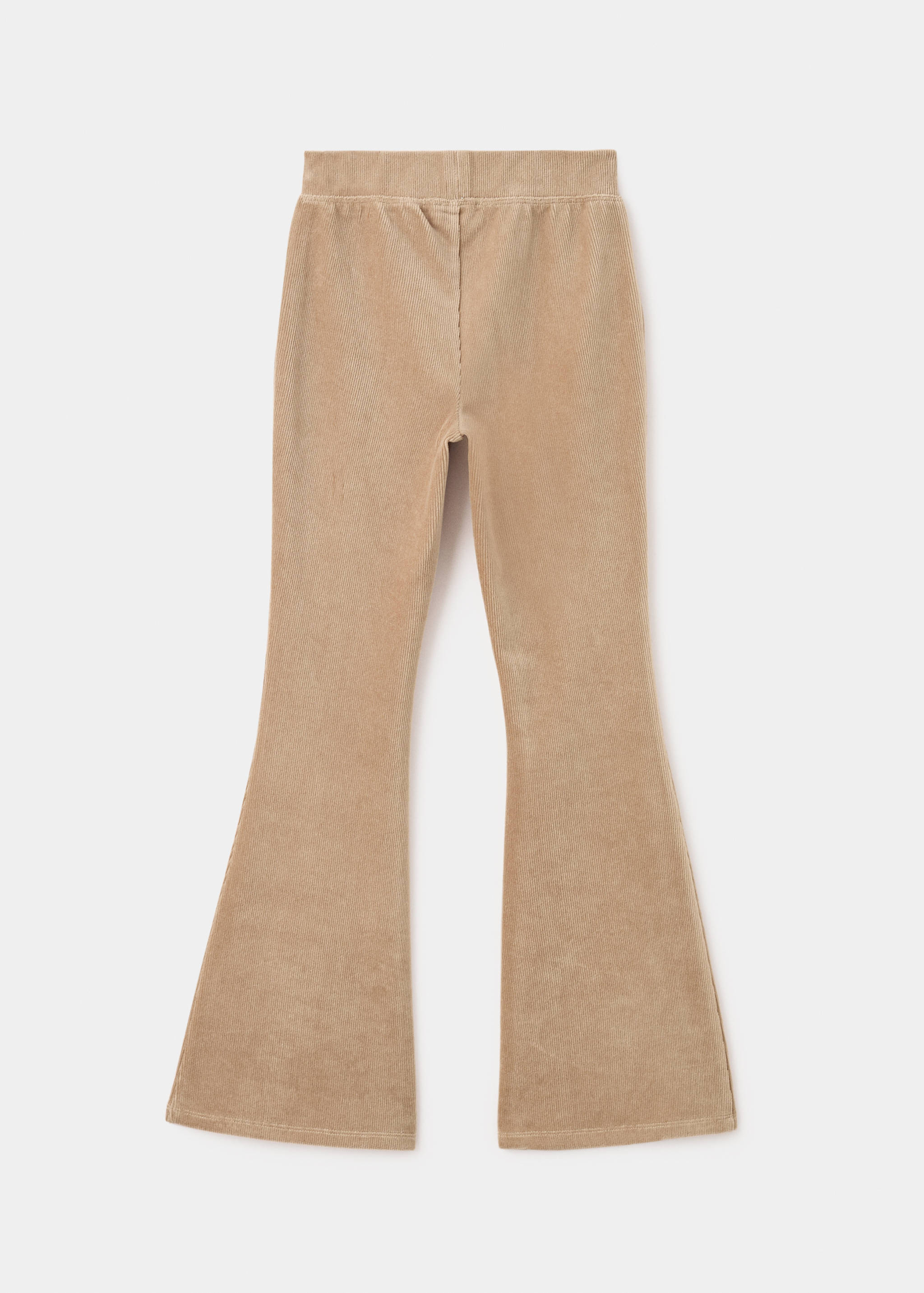 Corduroy flared leggings - Reverse of the article