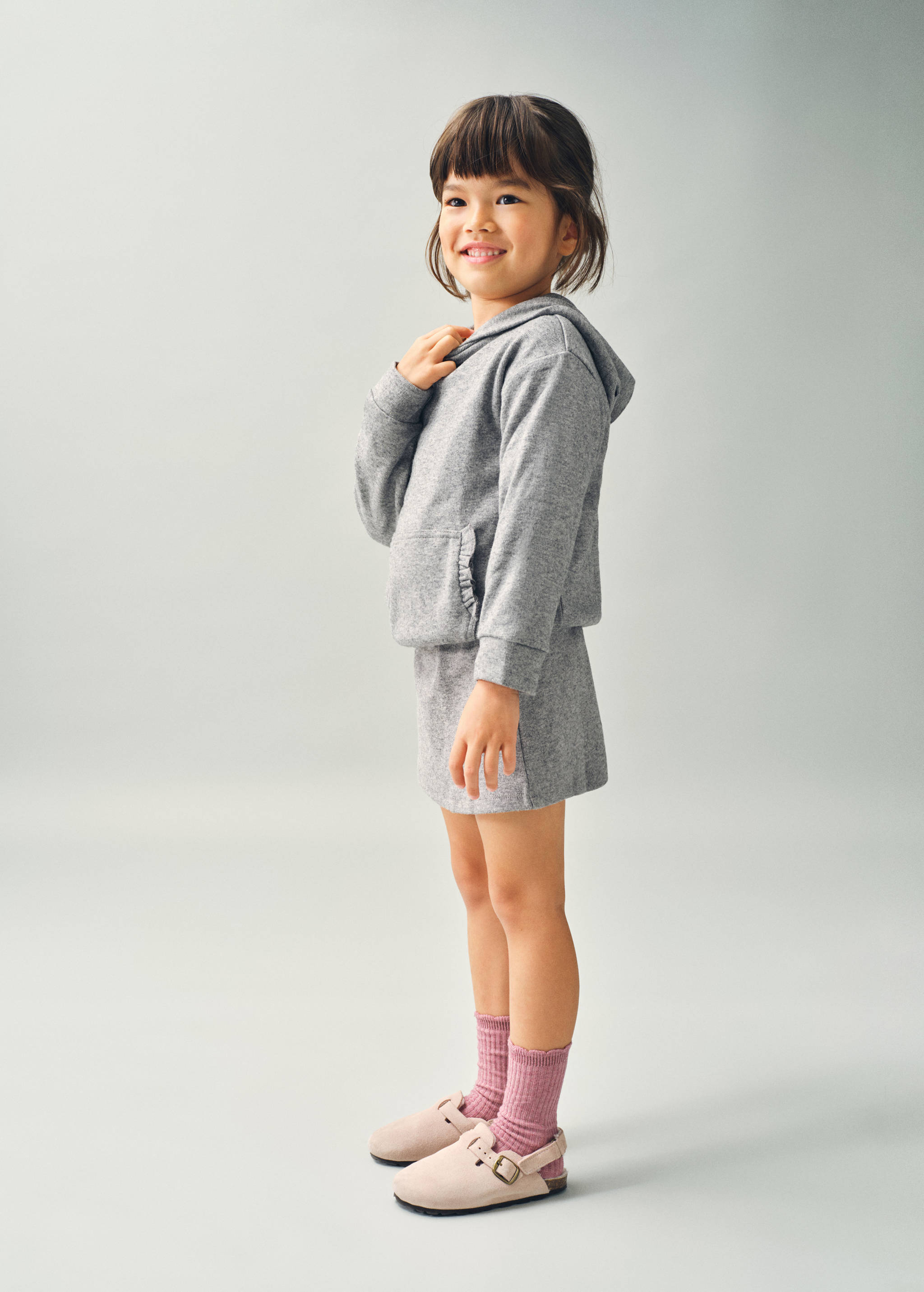 Ruffle detail sweatshirt - General plane