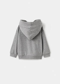 Ruffle detail sweatshirt — Medium Heather Grey 4