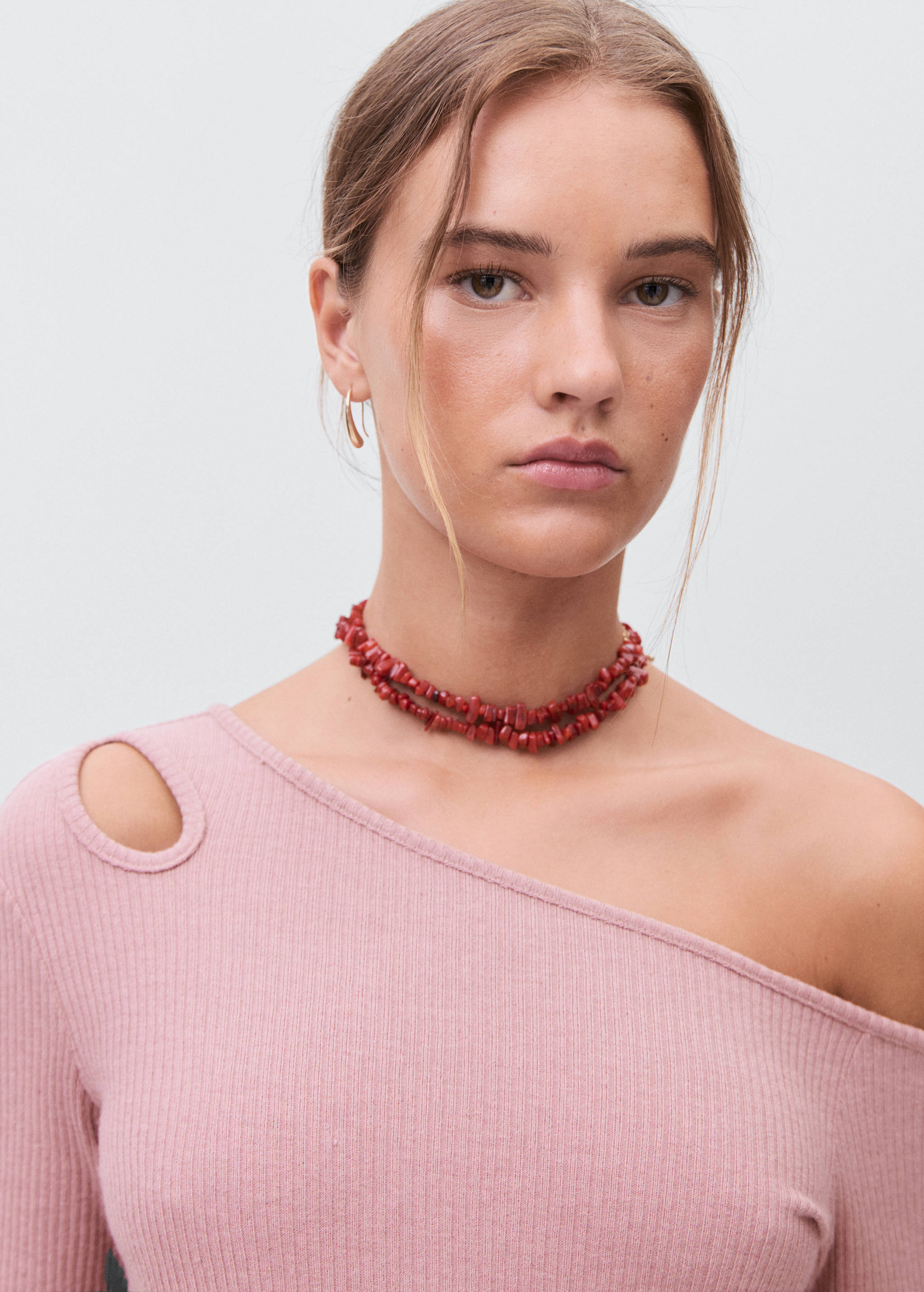 Long dress with cut-out - Details of the article 1