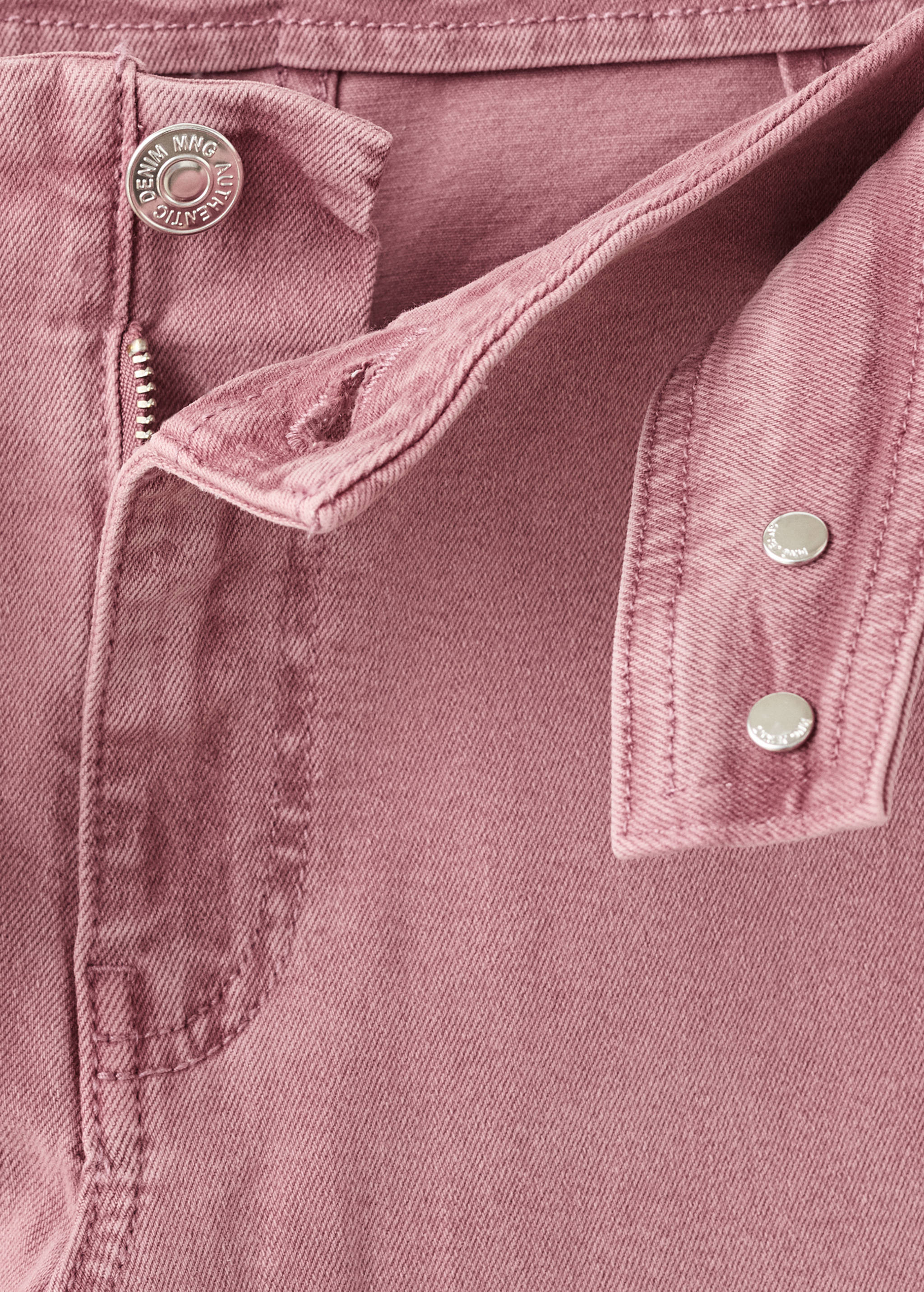 Calças de ganga de cintura baixa de corte reto - Pormenor do artigo 8