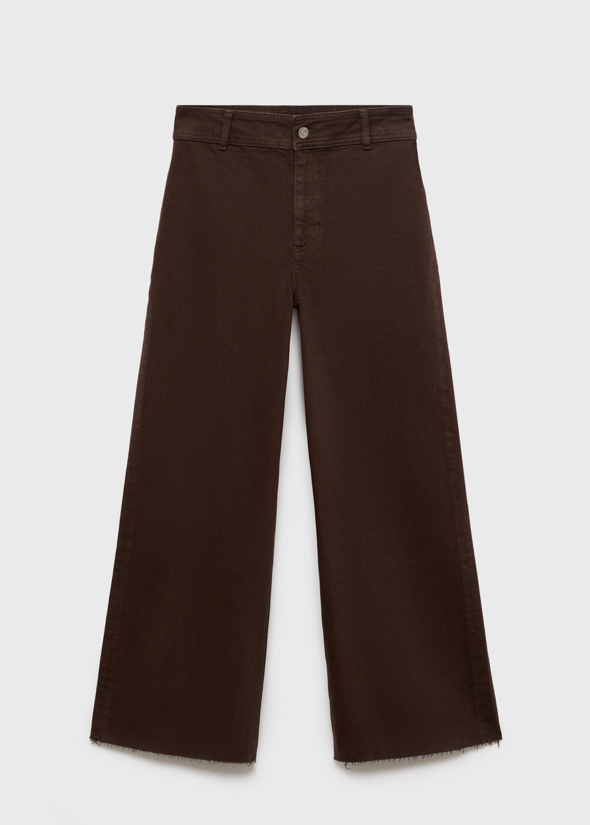 Catherin culotte fazonú, magas derekú farmernadrág - Termék modell nélkül