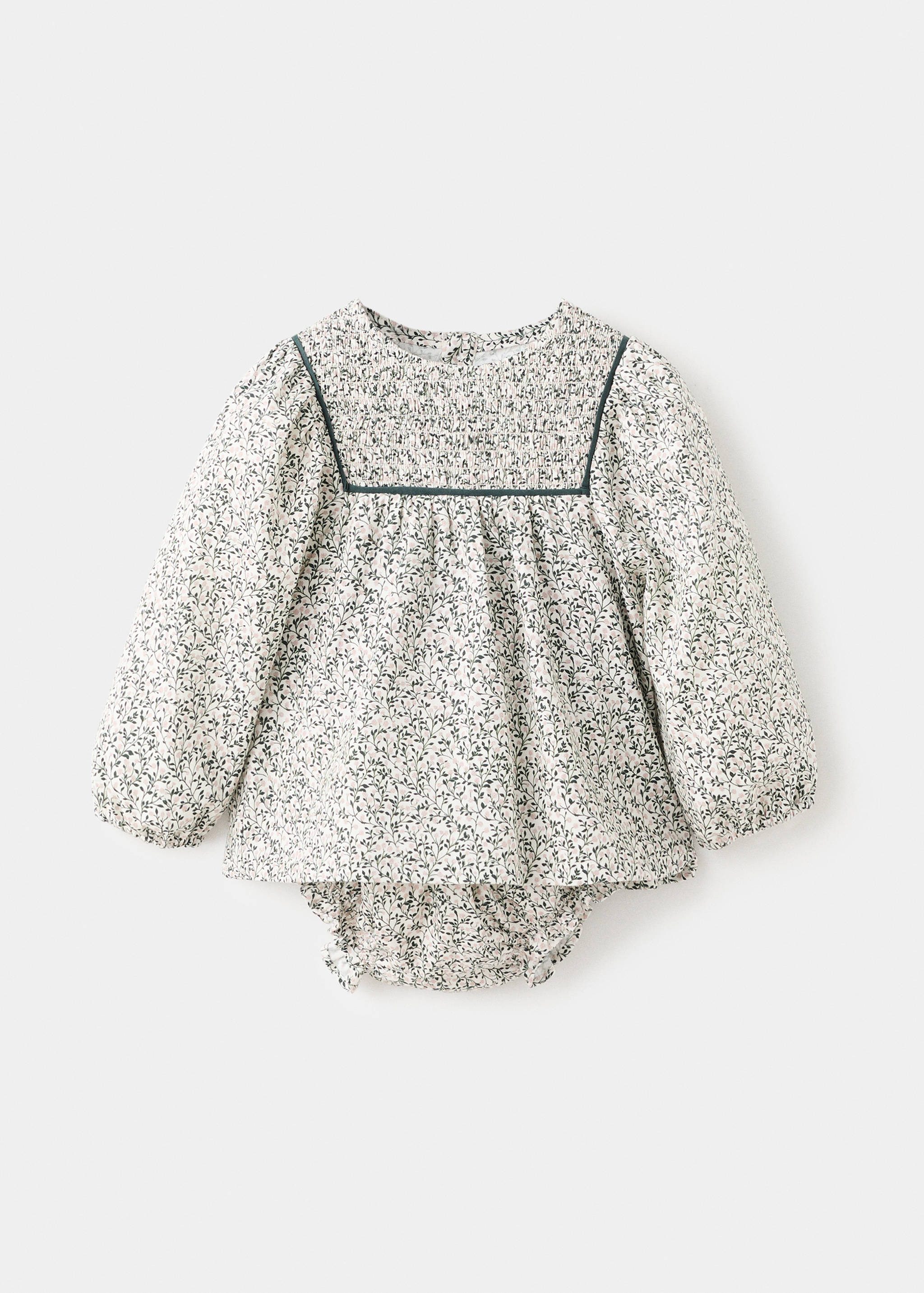 فستان و أفرول بزهور - منتج دون نموذج