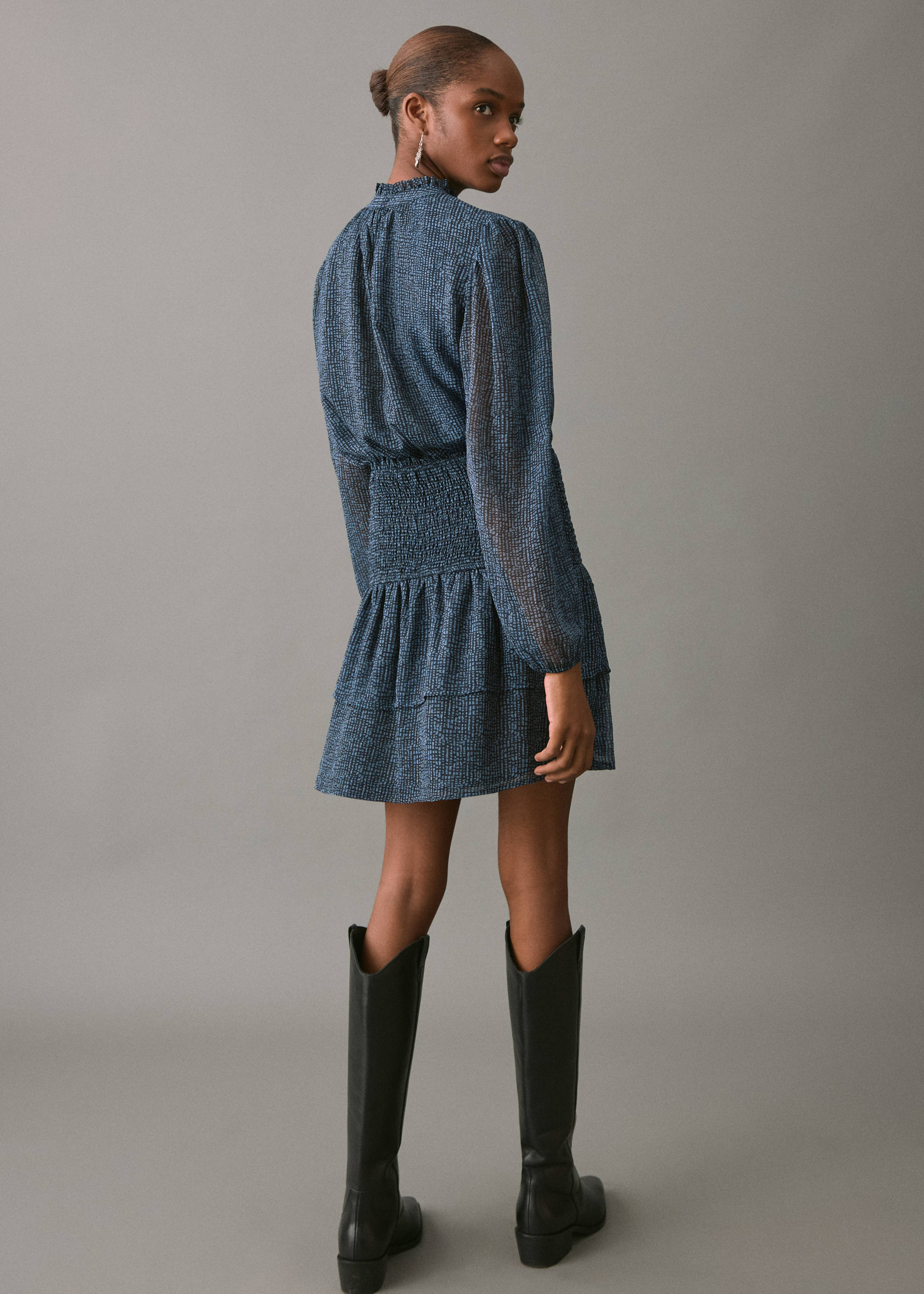 Robe froncée volants - Verso de l’article