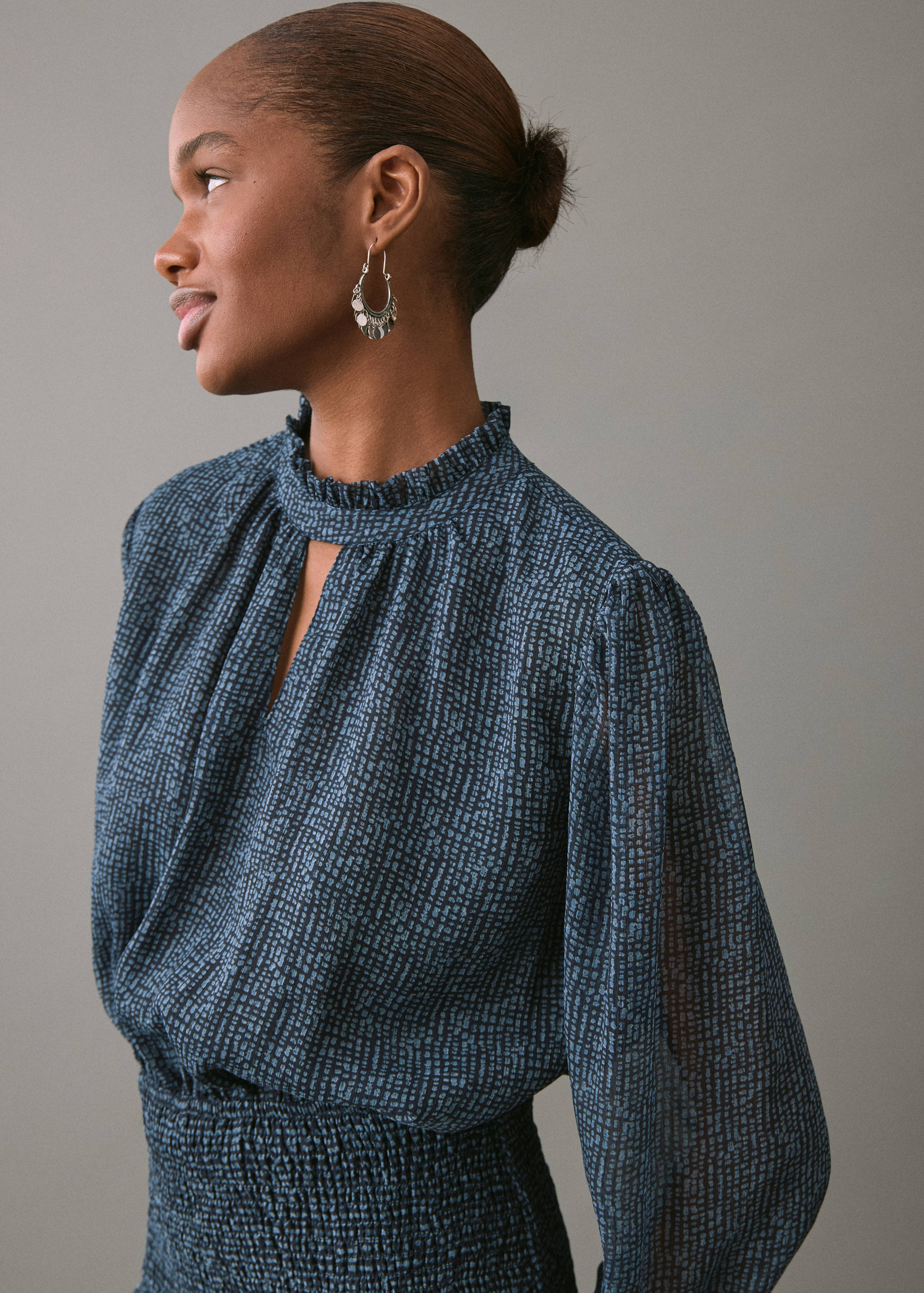 Robe froncée volants - Détail de l'article 1