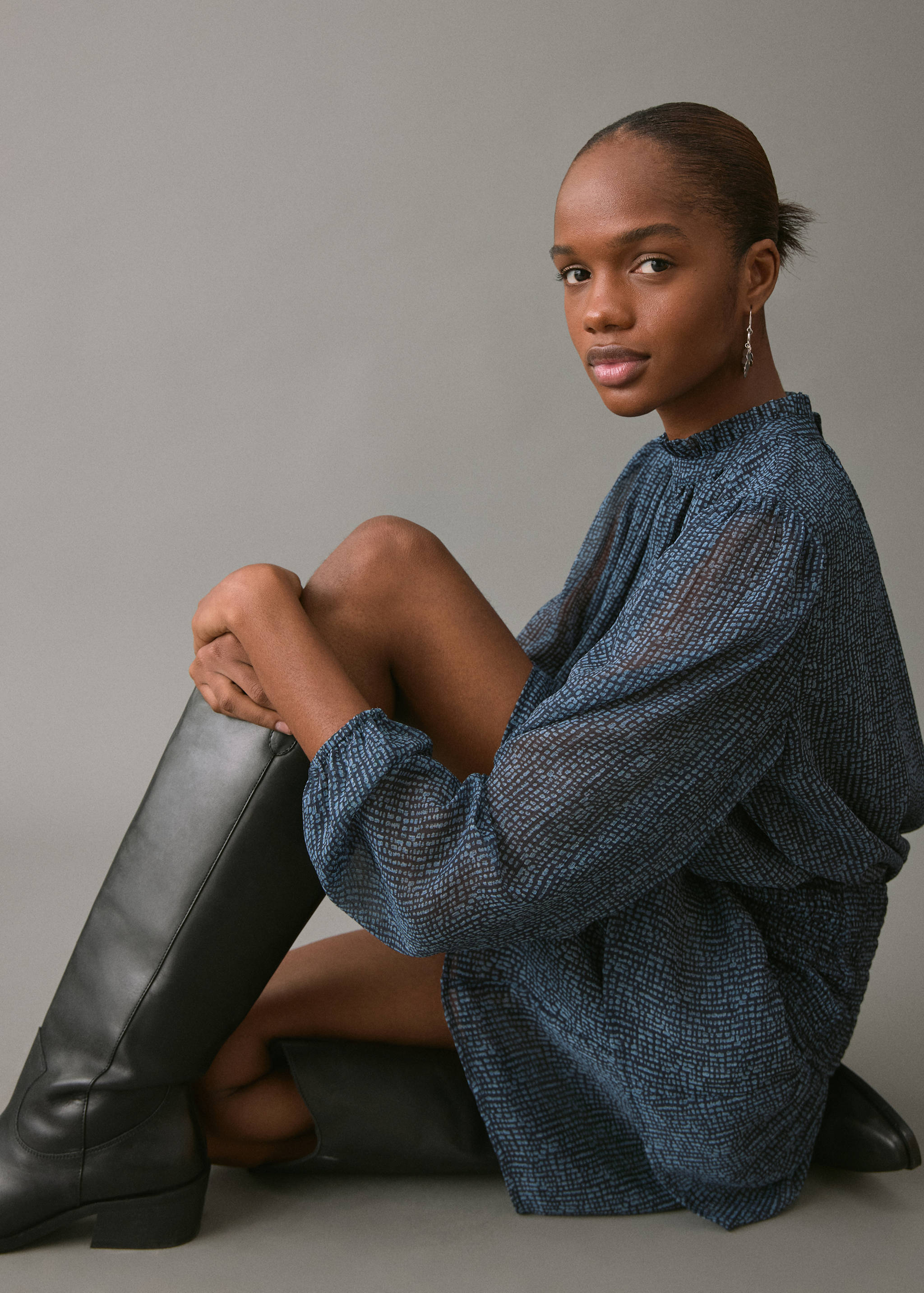 Robe froncée volants - Détail de l'article 2