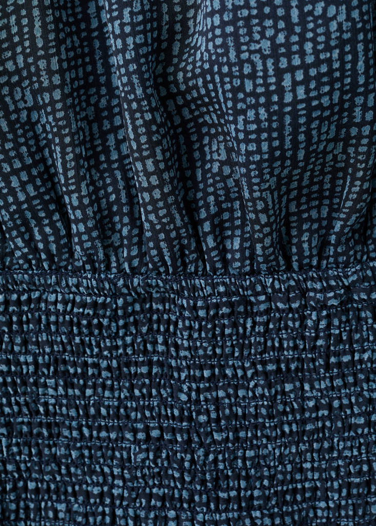 Ruffled dress — Blue