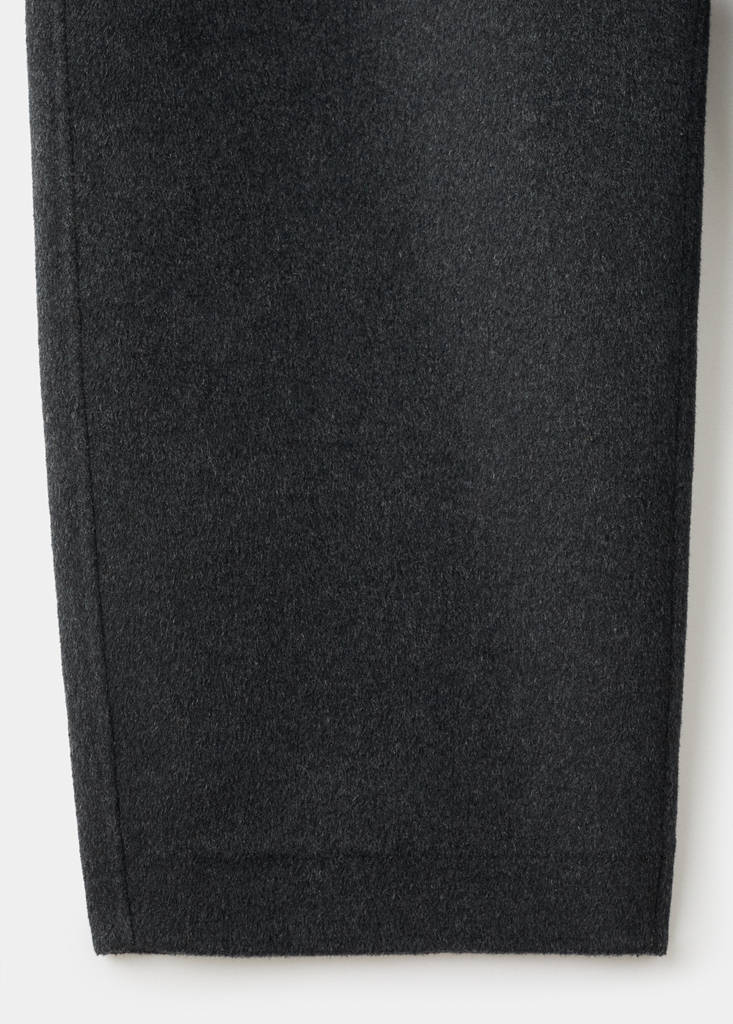 Wool balloon trousers — Grey