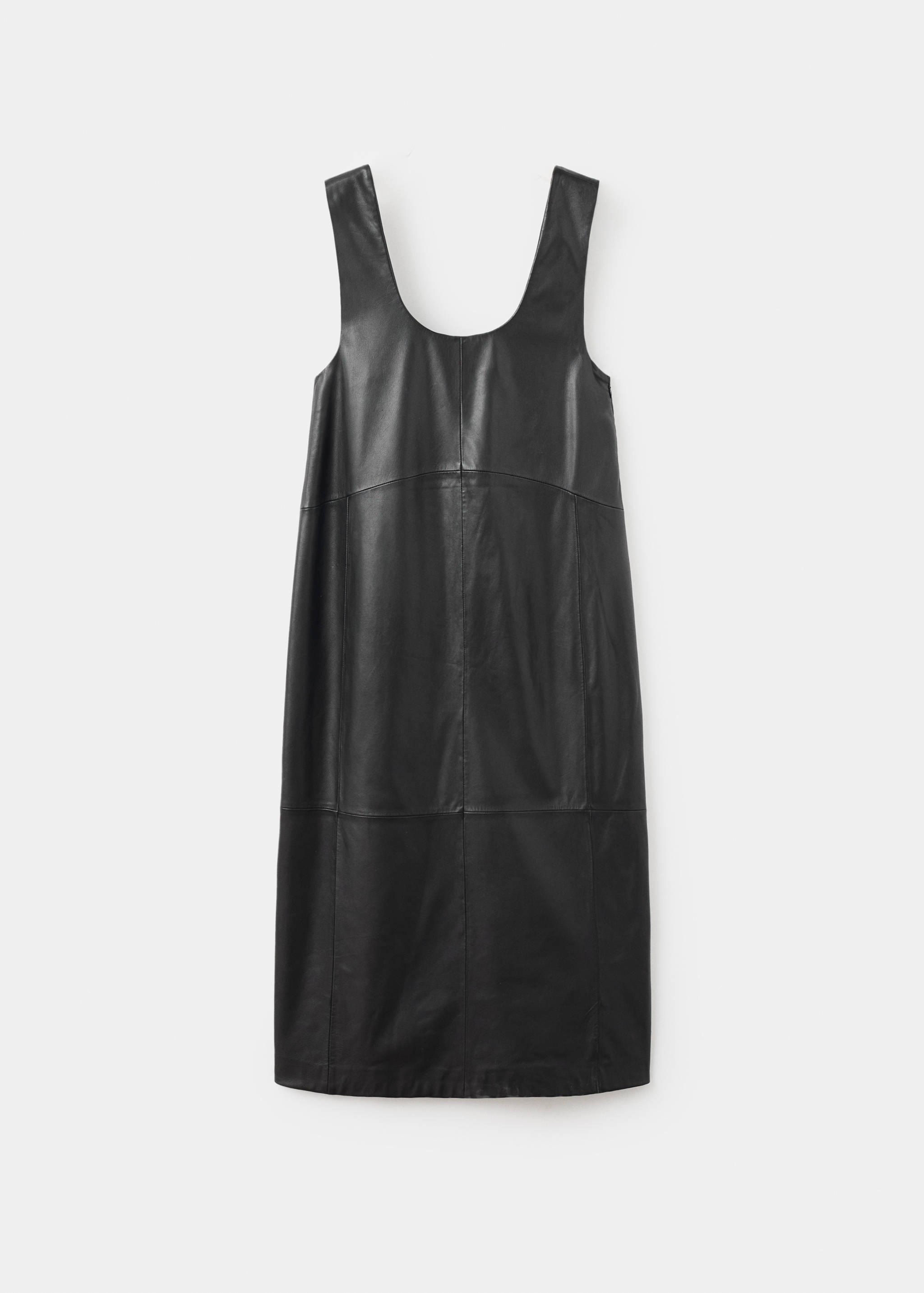 Robe midi 100 % cuir - Article sans modèle