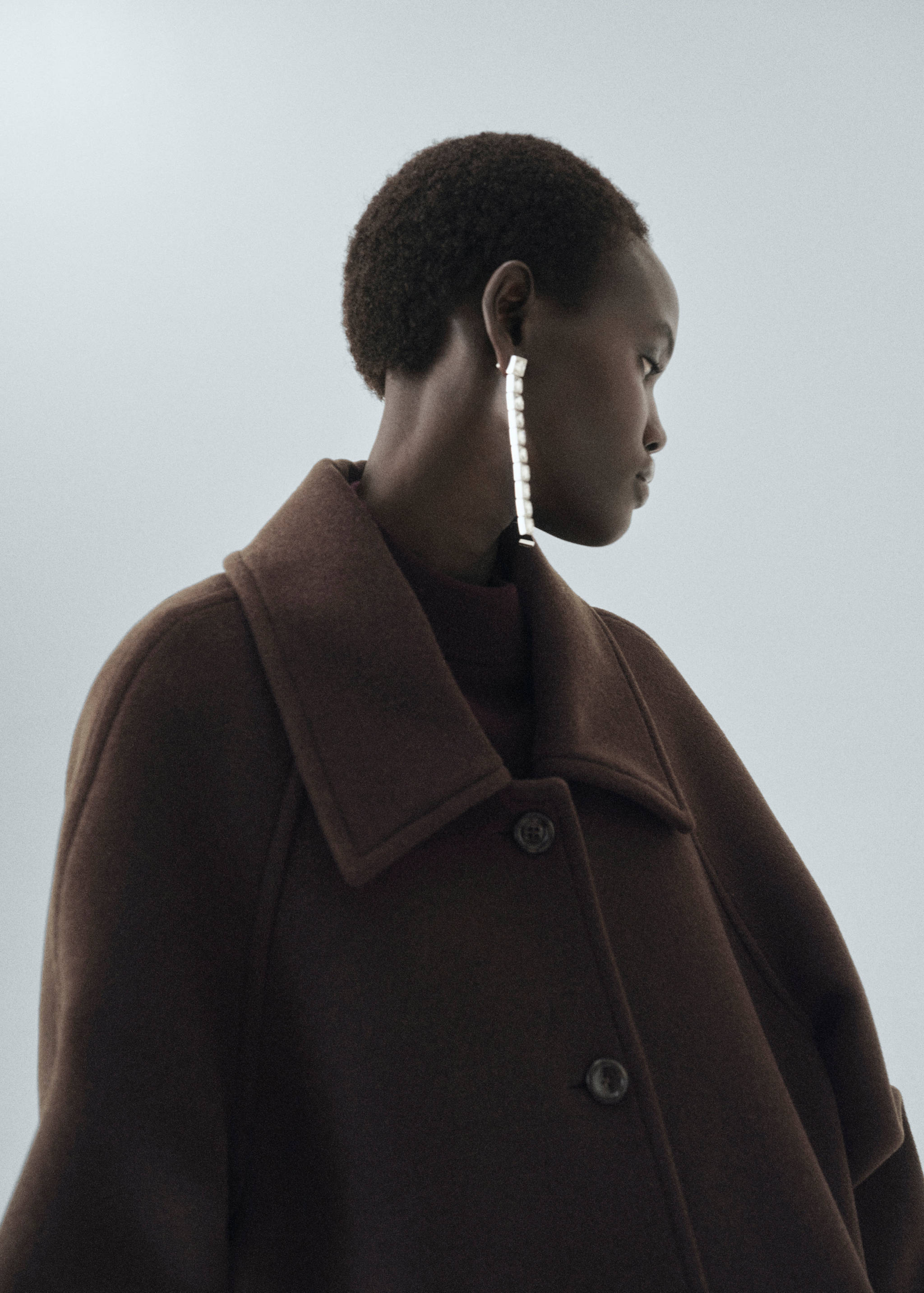 Παλτό μαλλί κουμπιά - Λεπτομέρεια του προϊόντος 1