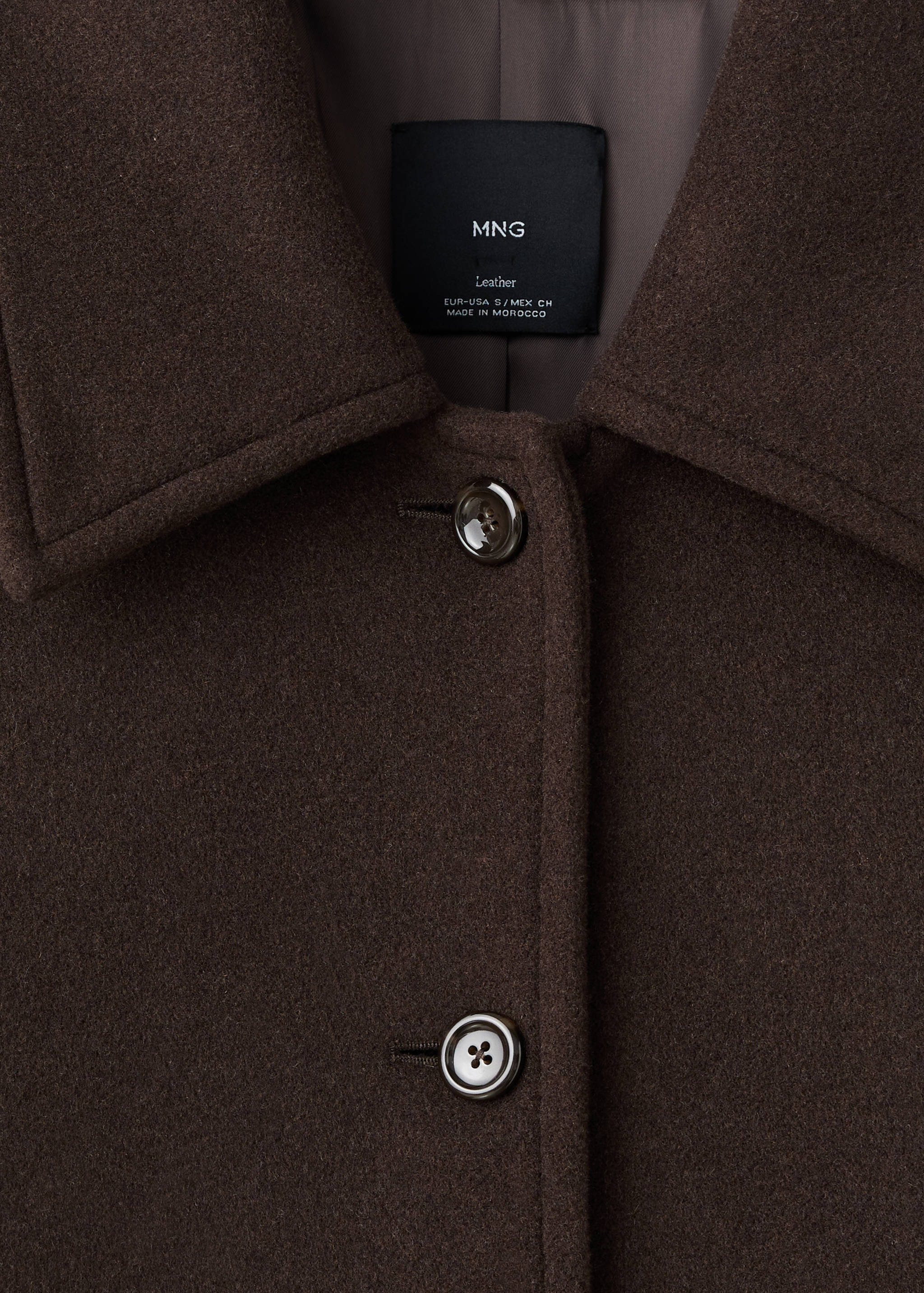 Παλτό μαλλί κουμπιά - Λεπτομέρεια του προϊόντος 8