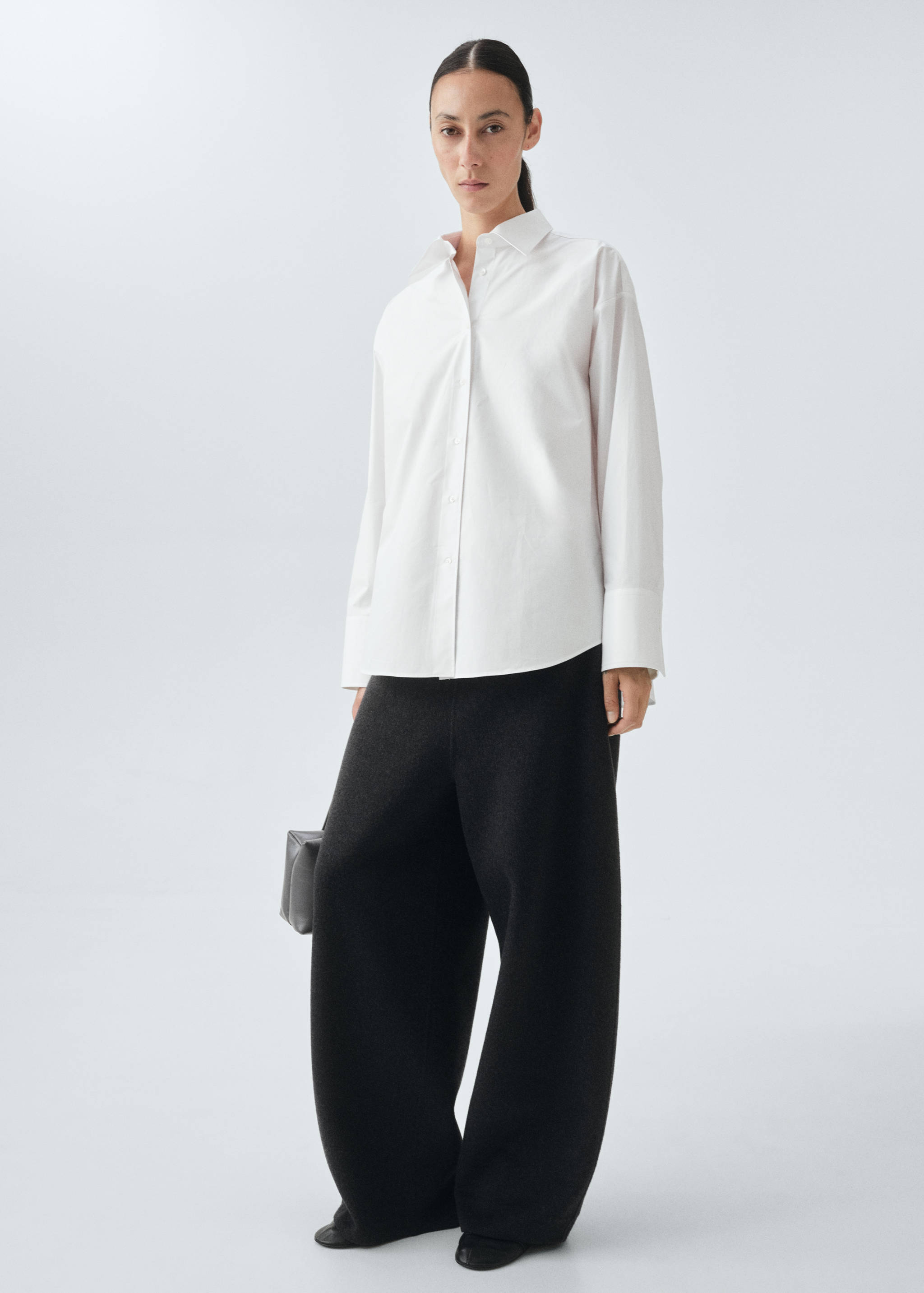 Oversize poplin shirt - General plane
