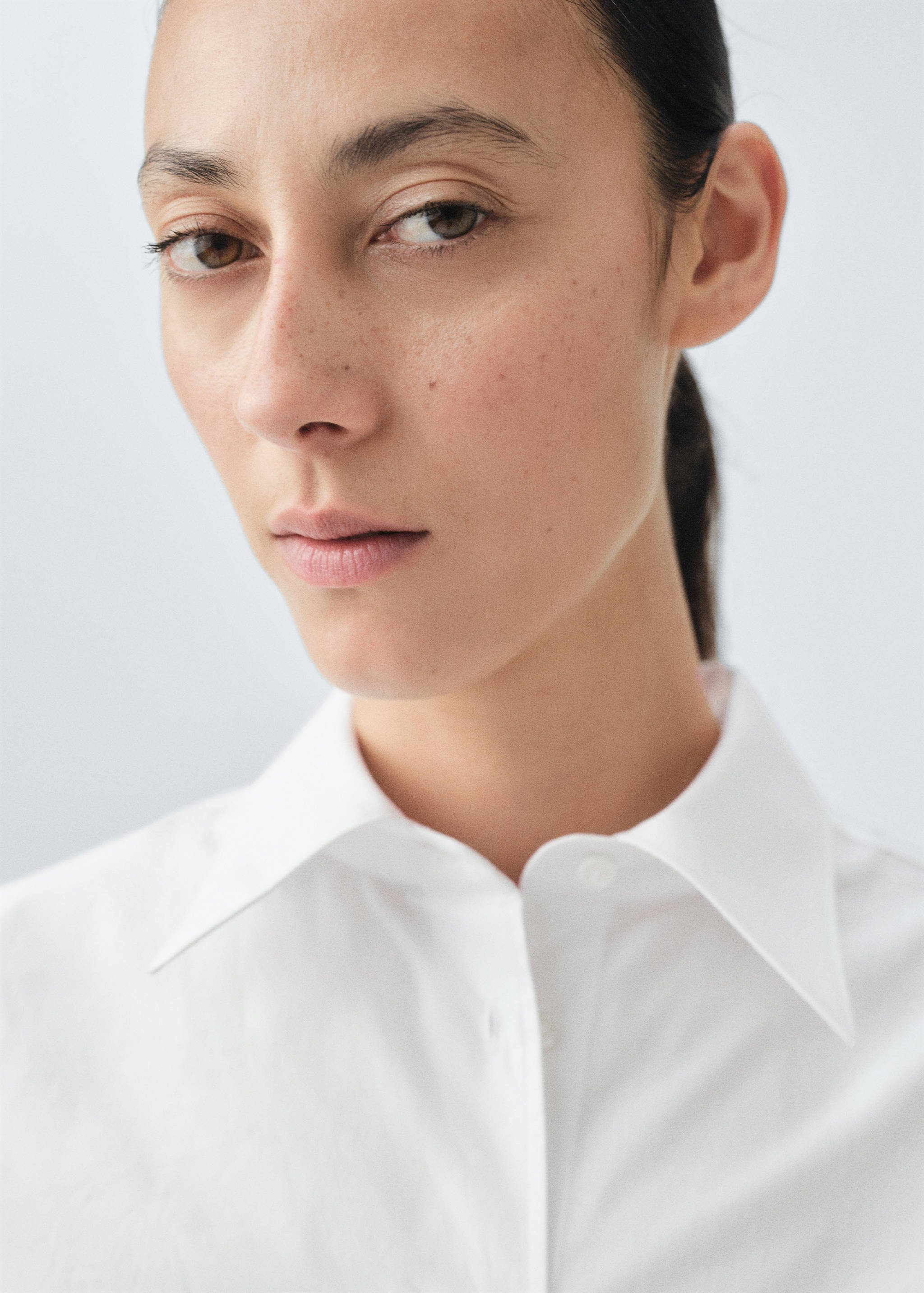 Oversize poplin shirt - Details of the article 1