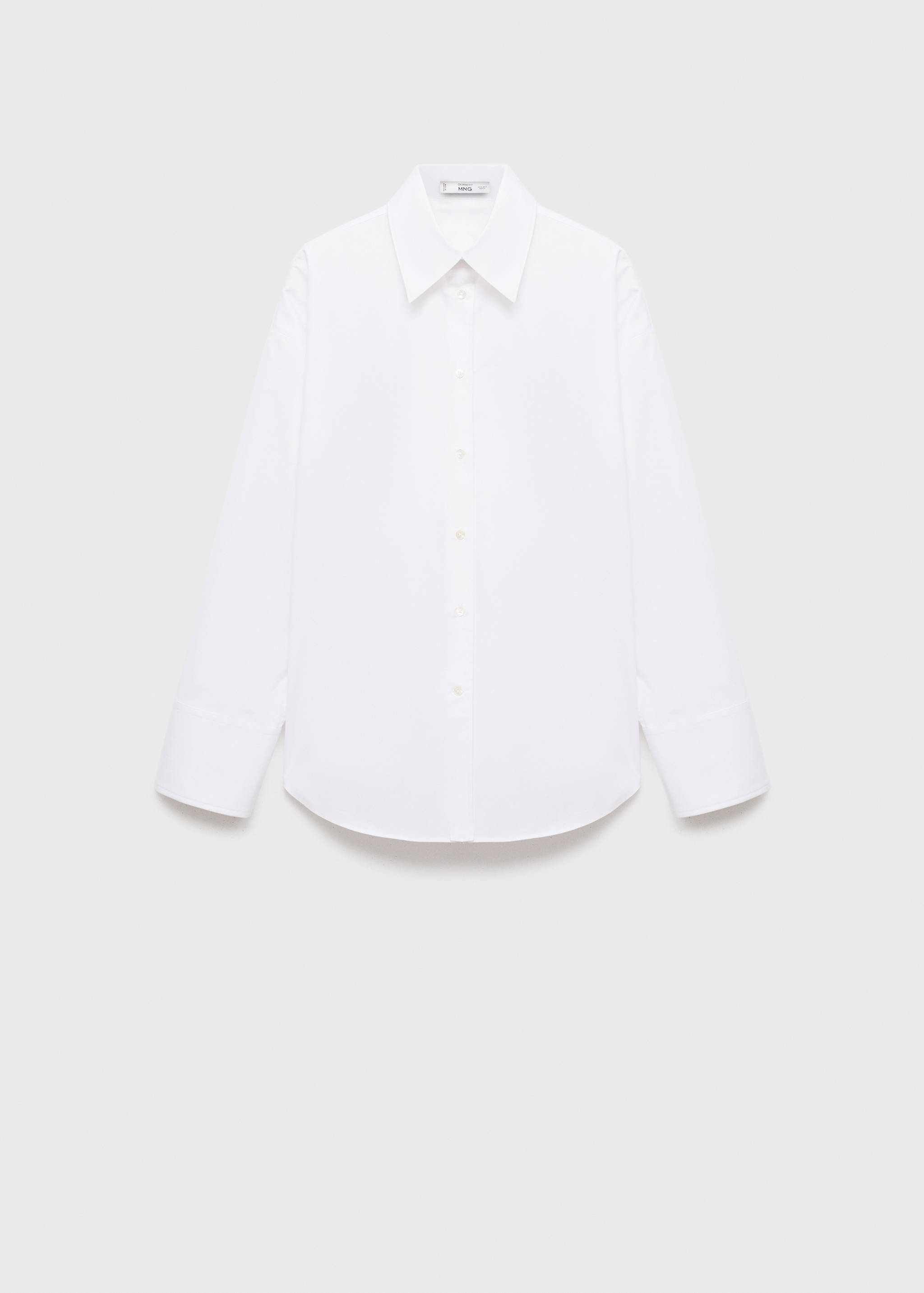 Camisa de popeline oversize - Artigo sem modelo