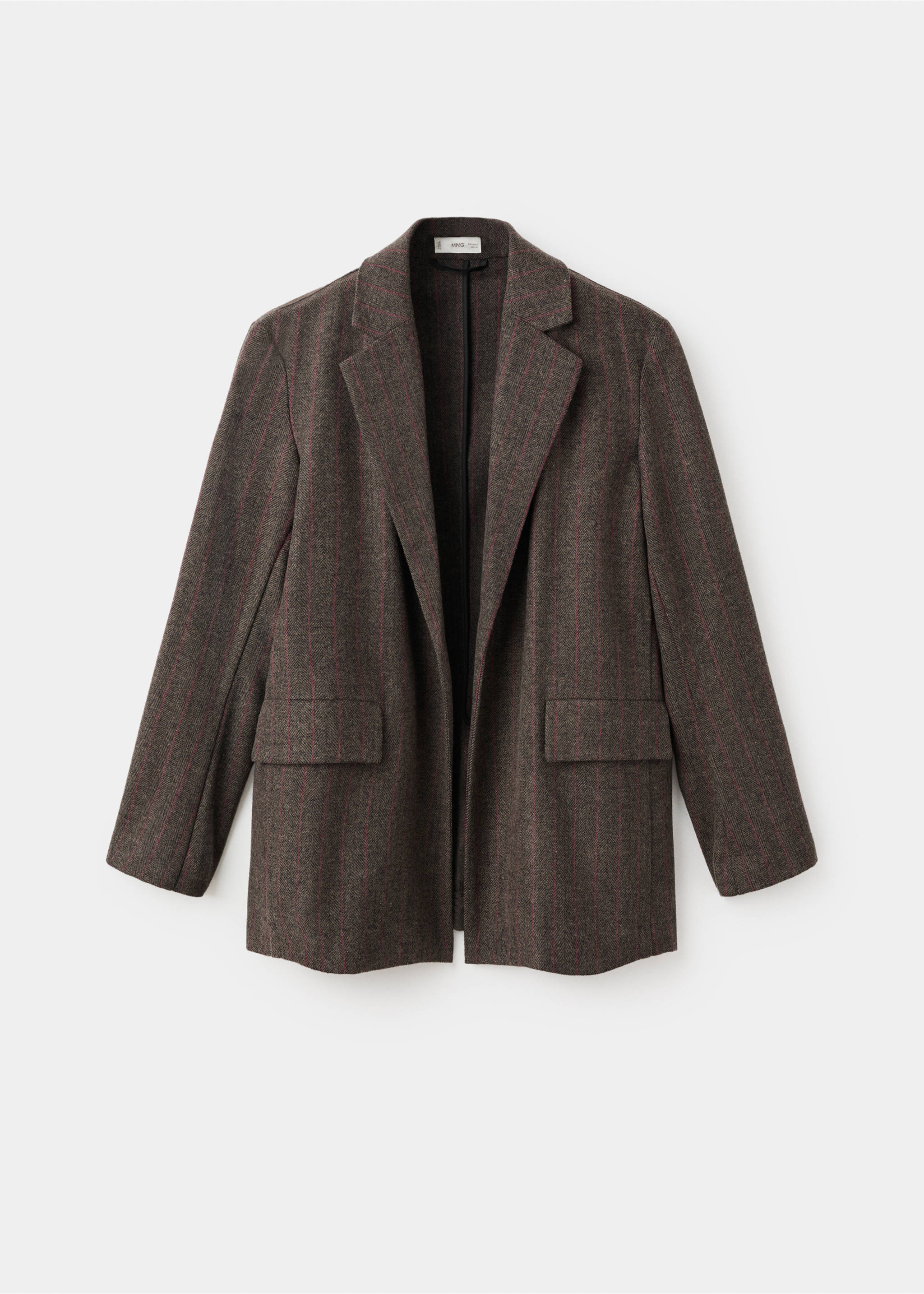 Blazer espiga lana - Artículo sin modelo, Gris. Ref: 17096719-00.