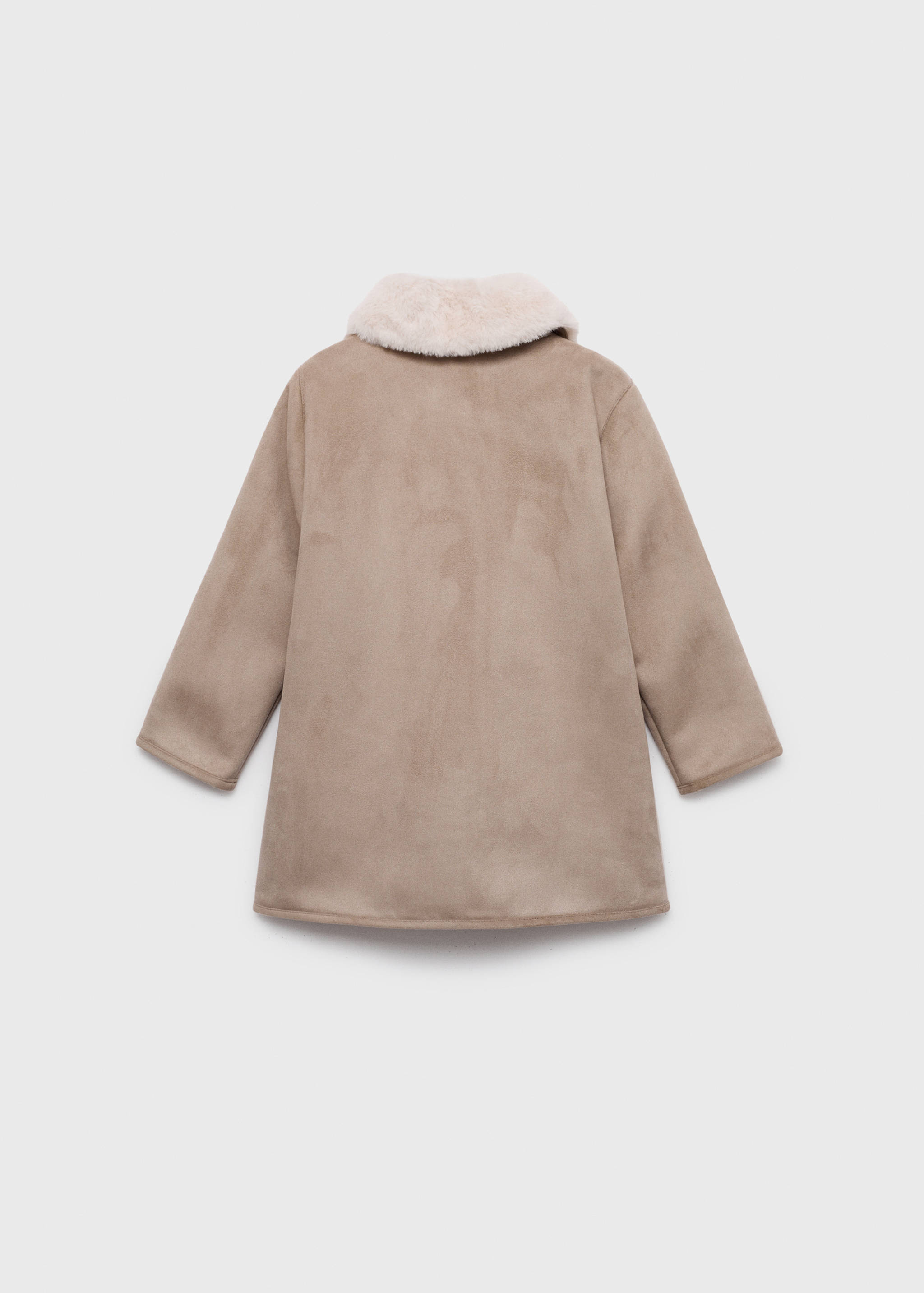 Abrigo doble faz largo - Reverso del artículo