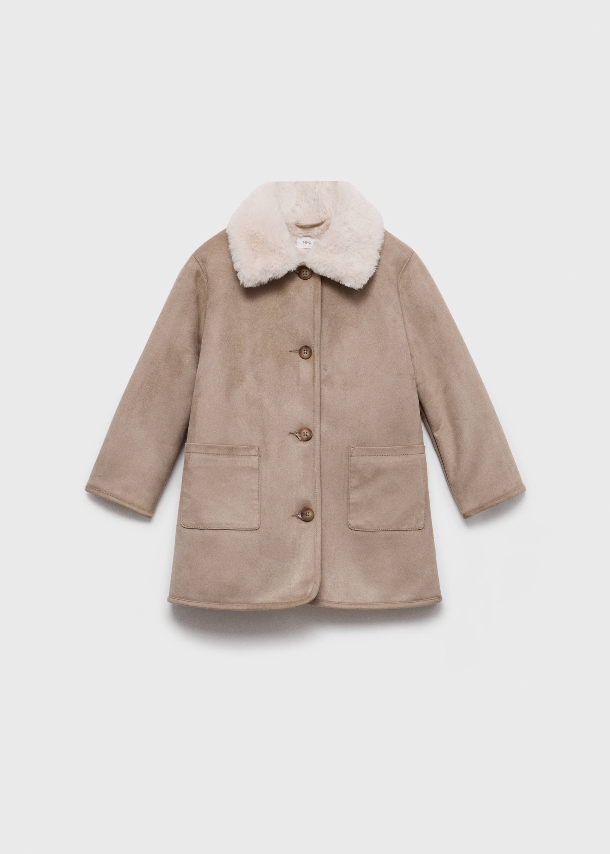 Long double-faced coat - Article without model