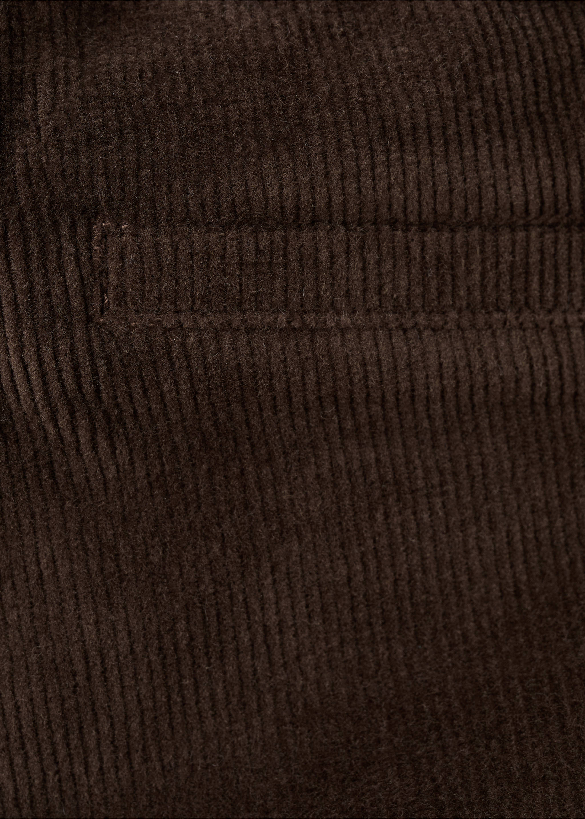 Straight-leg corduroy trousers - Details of the article 0, Brown. Ref: 17096725-00.