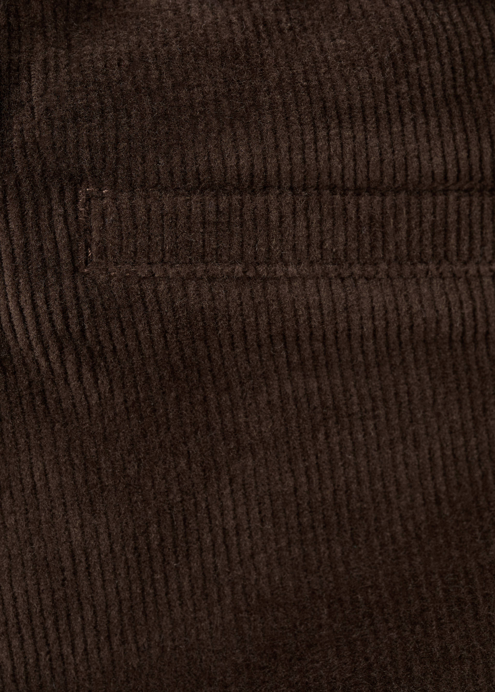 Straight-leg corduroy pants - Details of the article 0