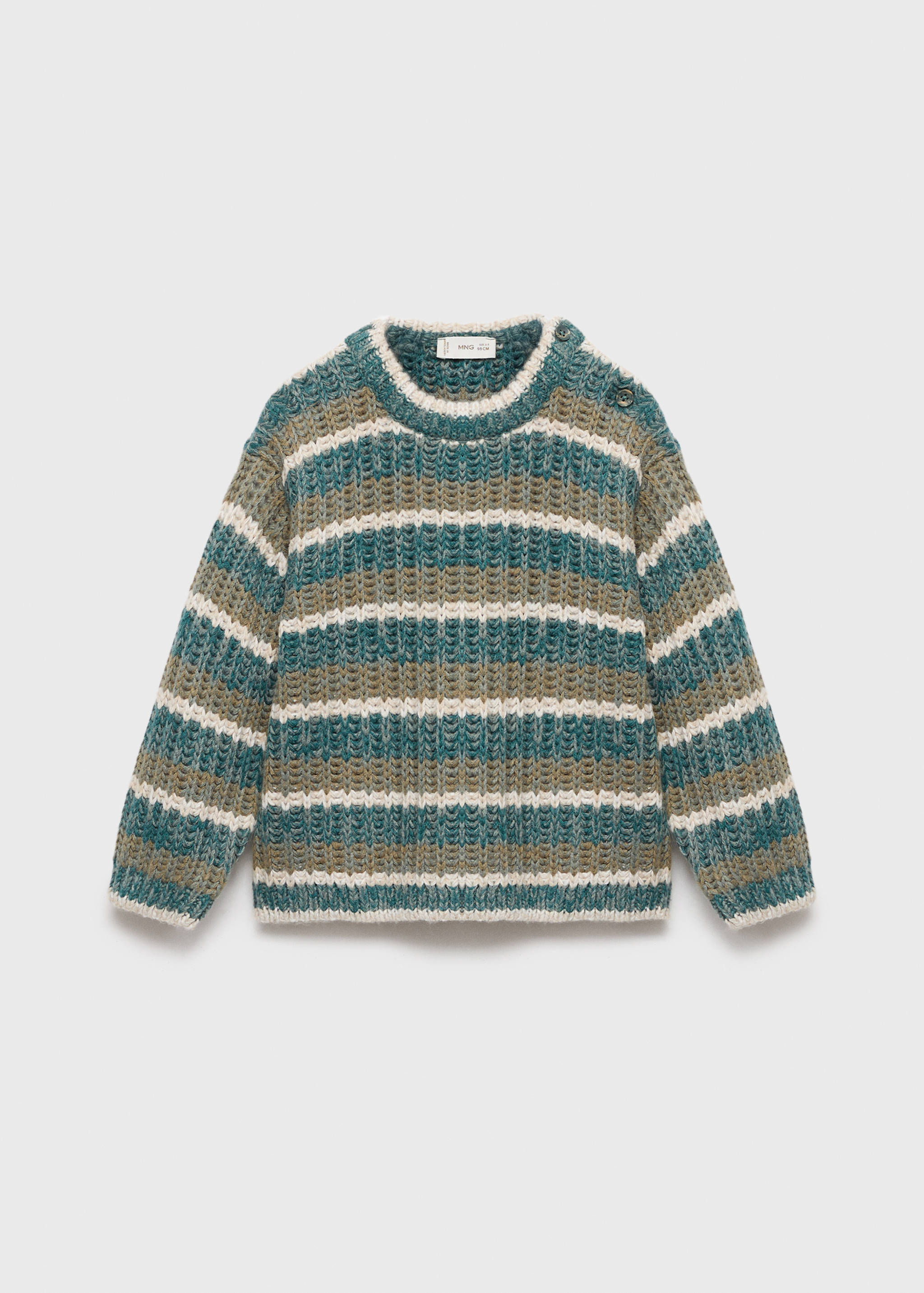 Sweter dzianinowy w paski - Artykuł bez modela/modelki