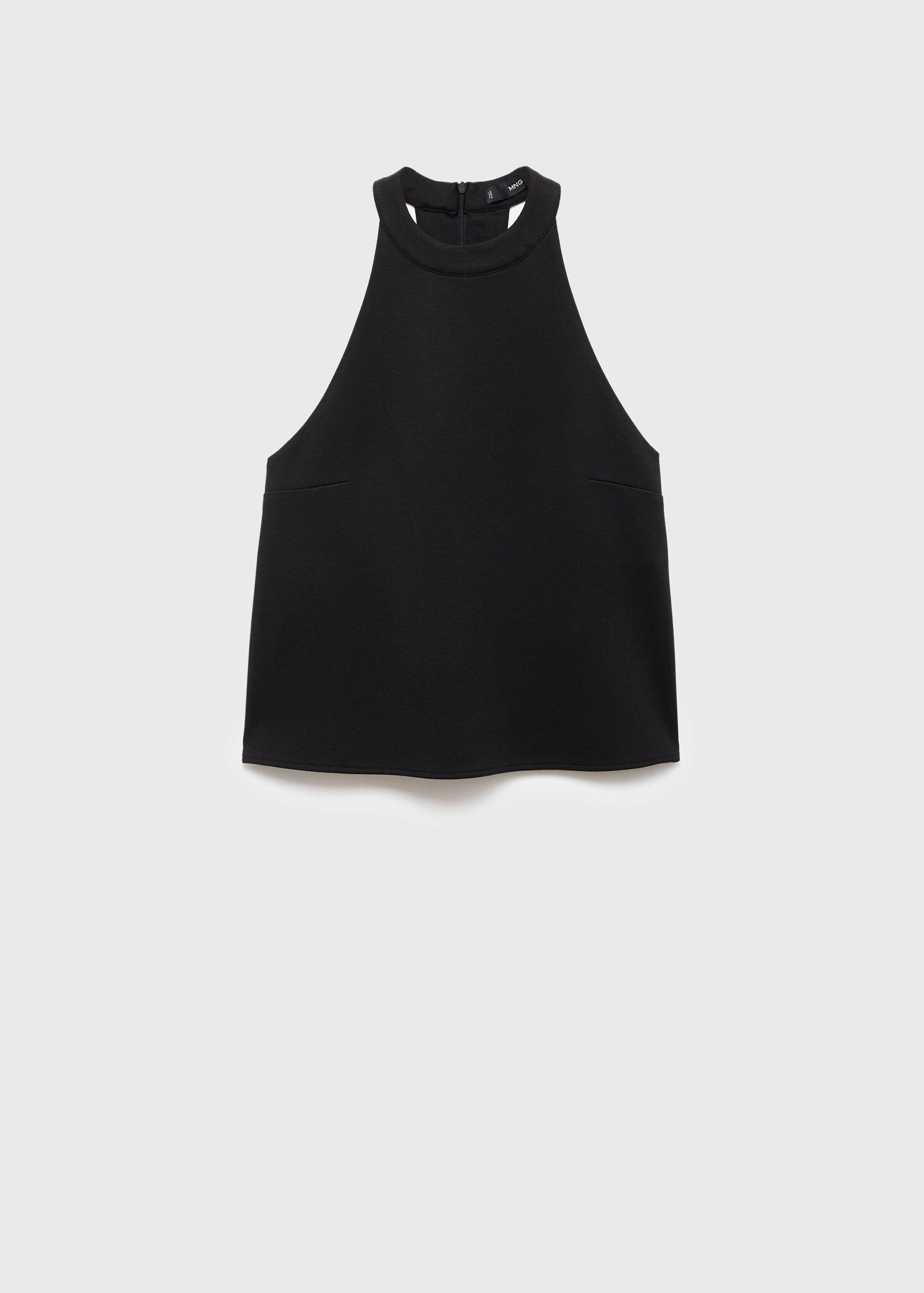 Halter top with low-cut back - Article without model