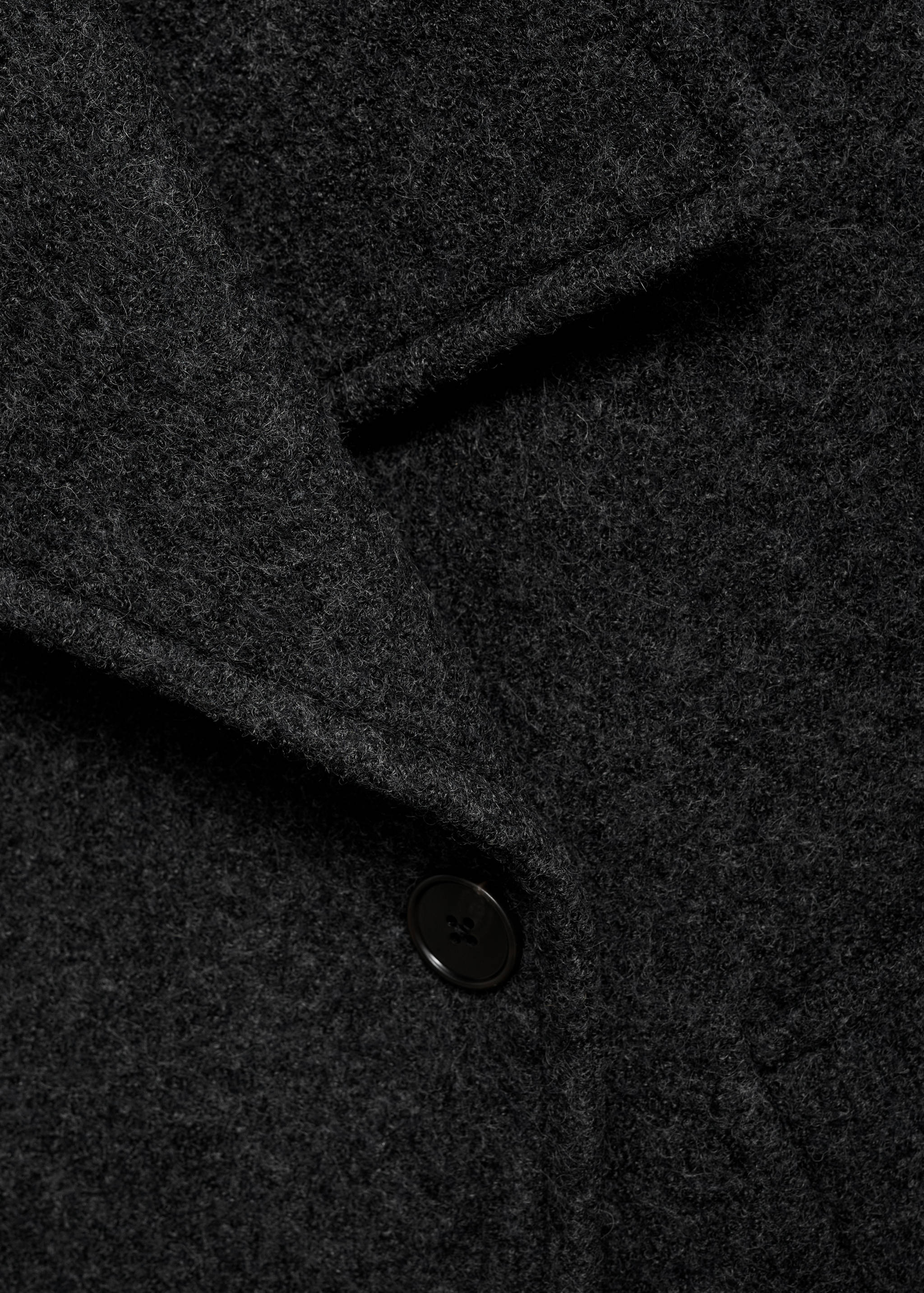 Sobretudo de lã oversize com maxilapelas - Pormenor do artigo 8