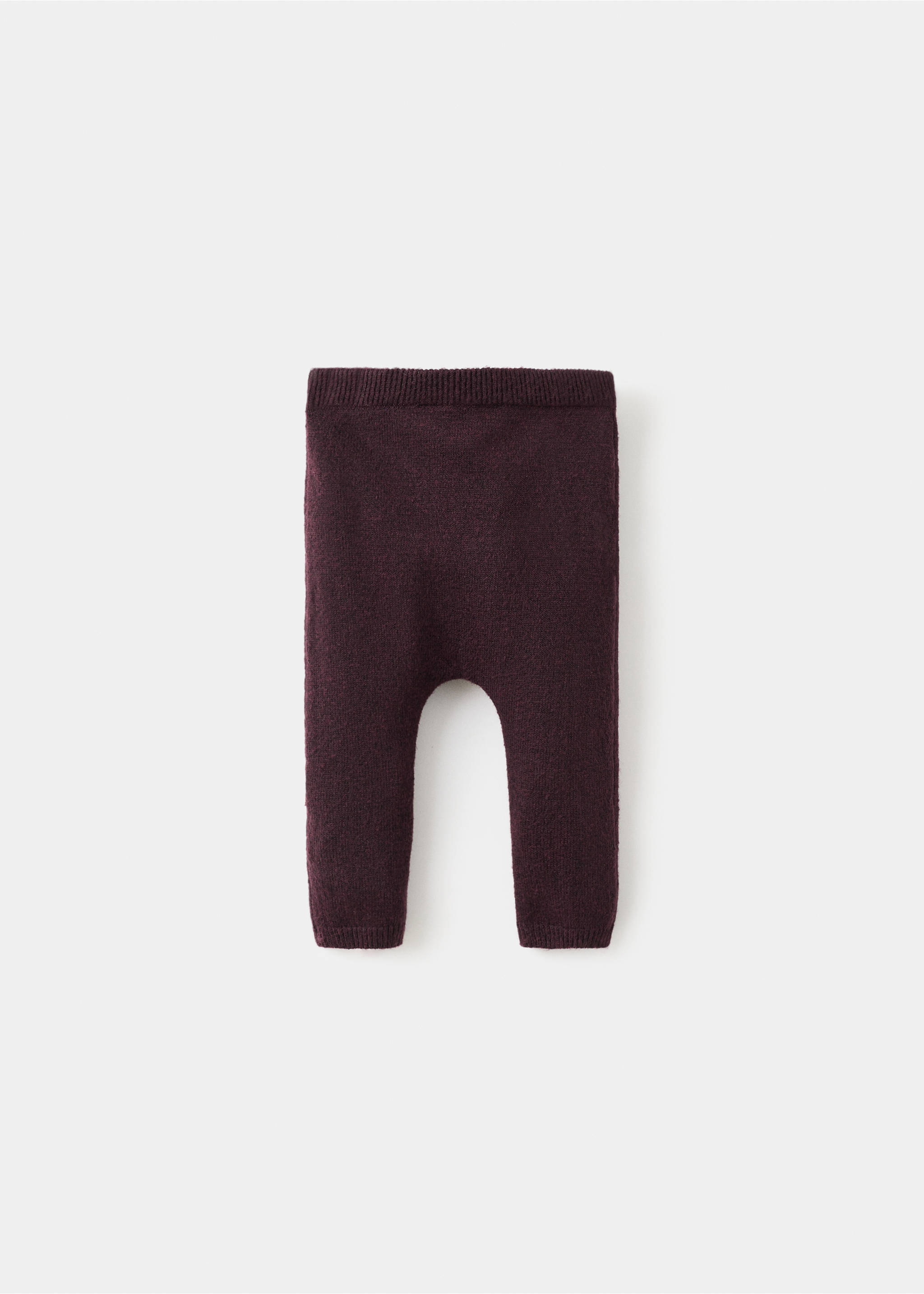Leggings punto - Reverso del artículo, Burdeos. Ref: 17096736-00.