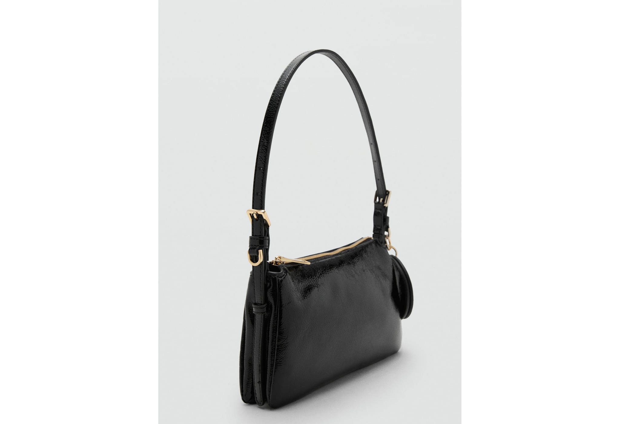 Lesklá taška přes rameno - Detail zboží 6