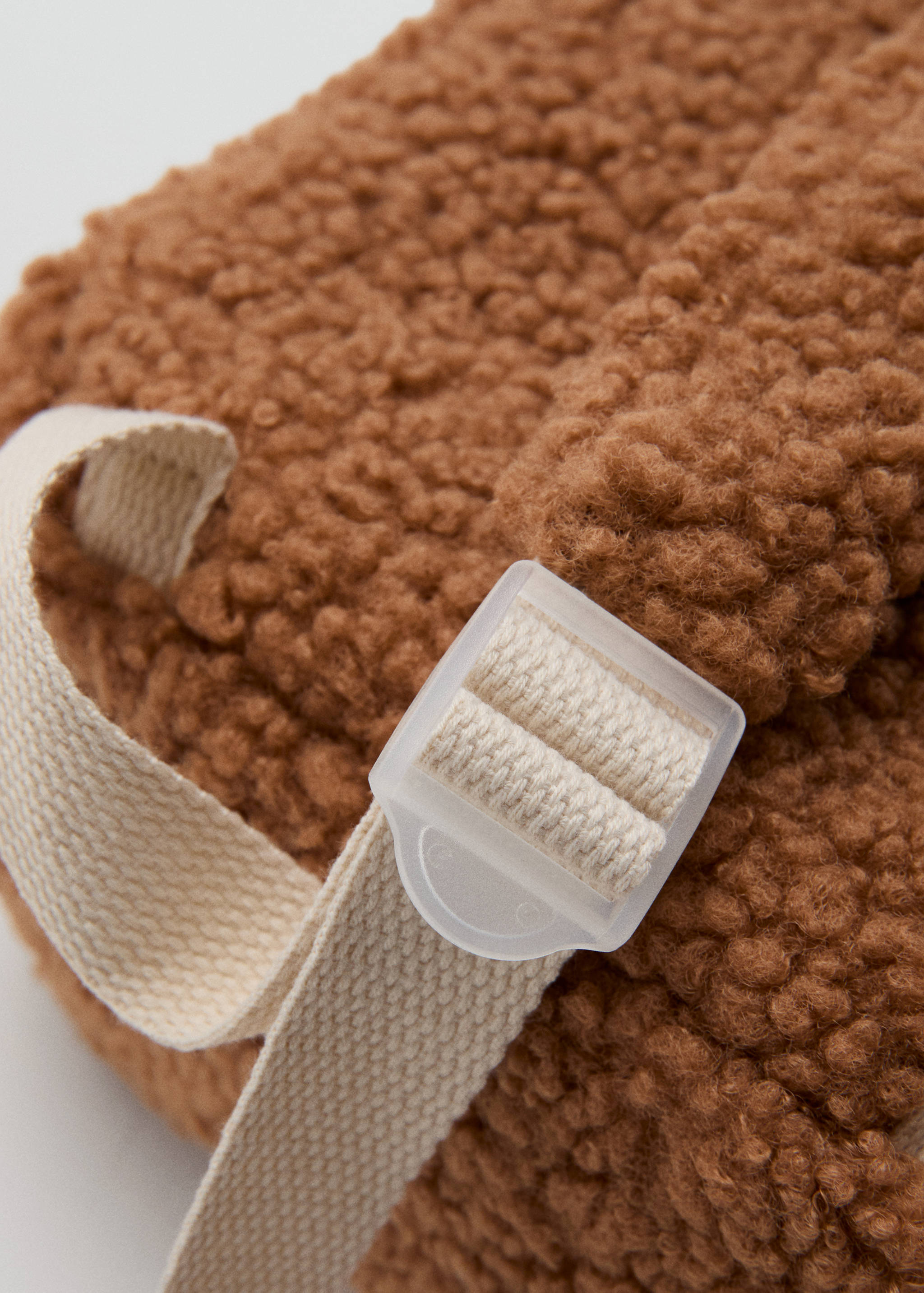 Teddy bear sherpa backpack - Details of the article 2