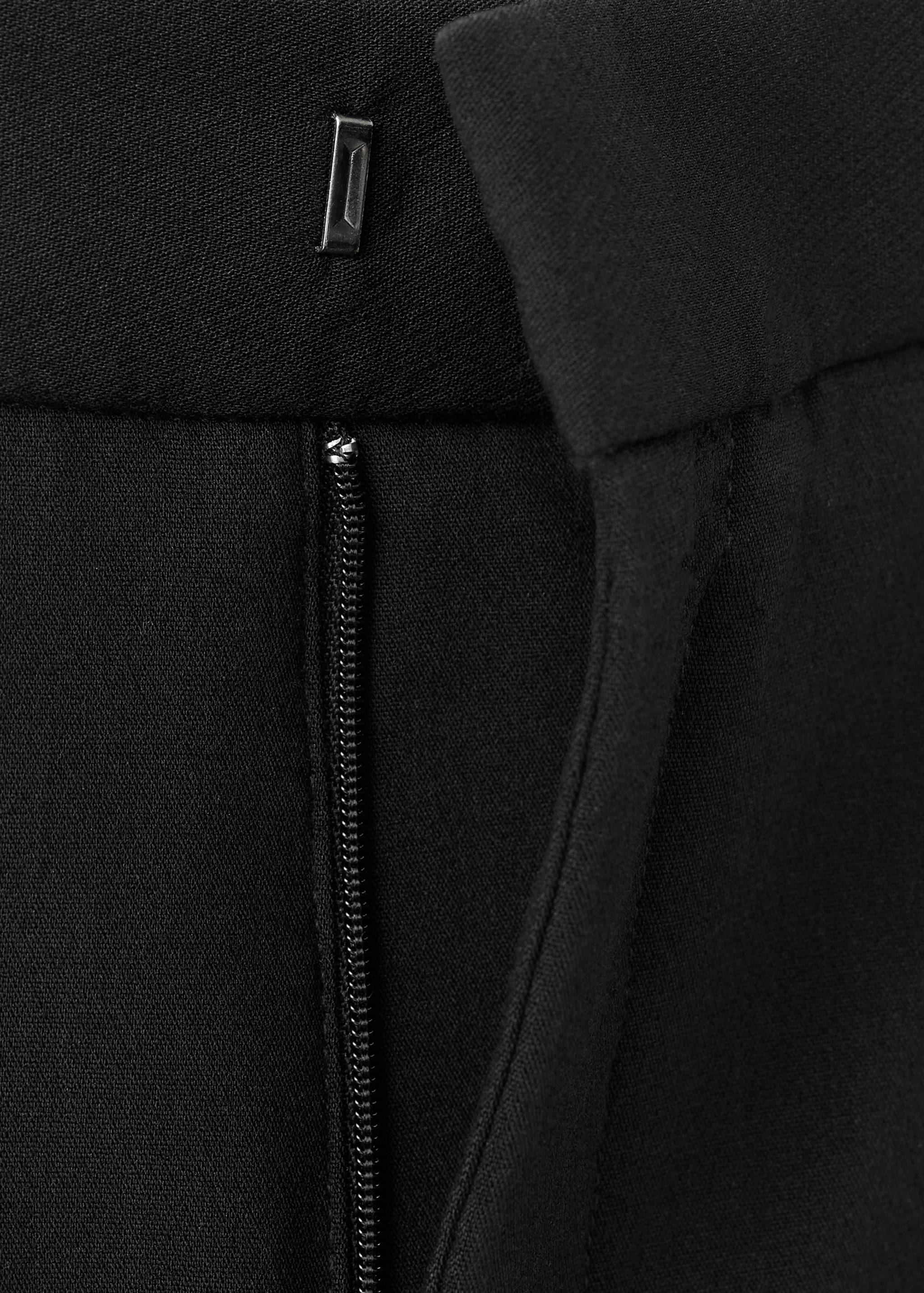 سروال مستقيم عالي الخصر - تفاصيل المنتج 0