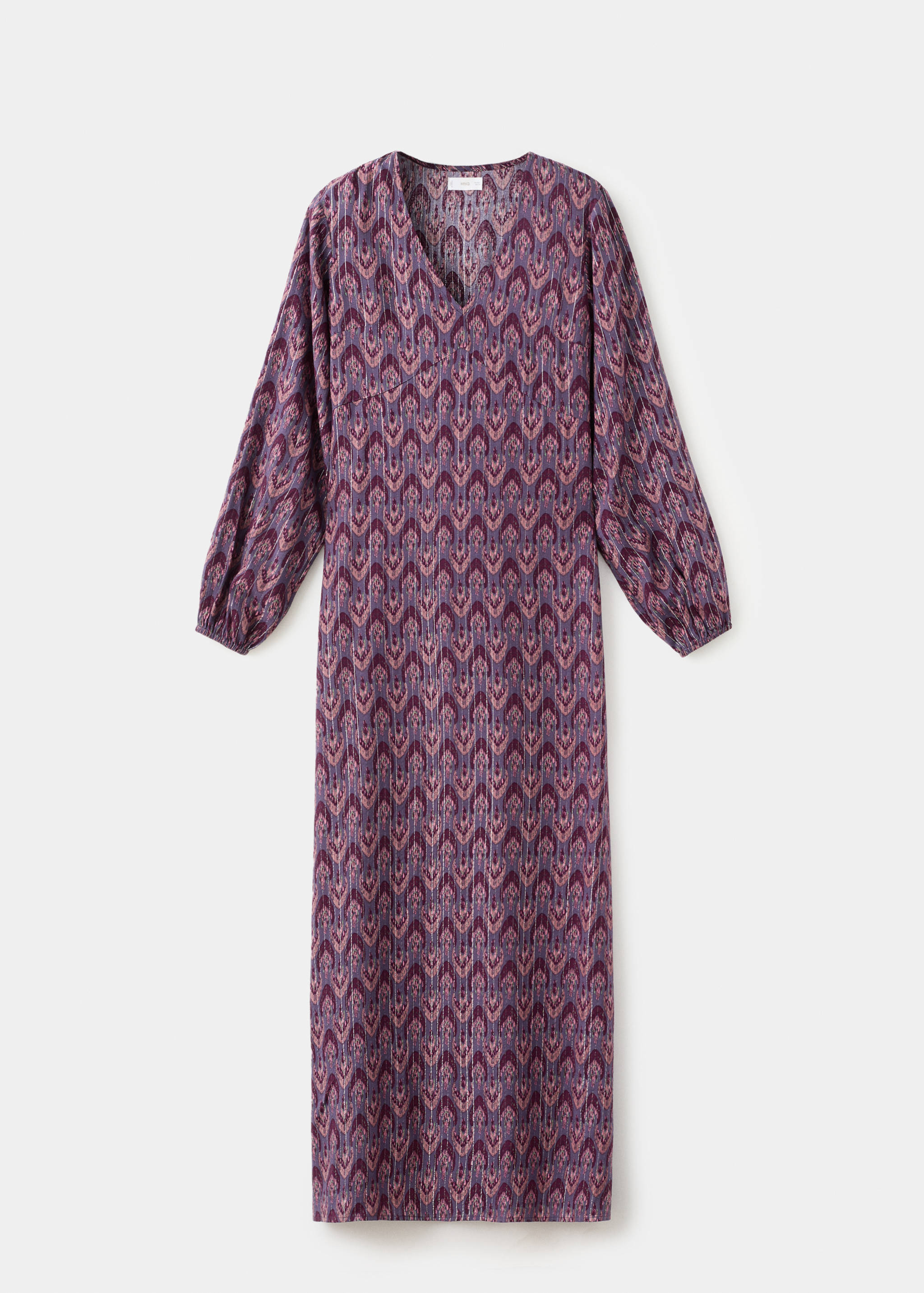 Vestido estampado lurex - Artigo sem modelo