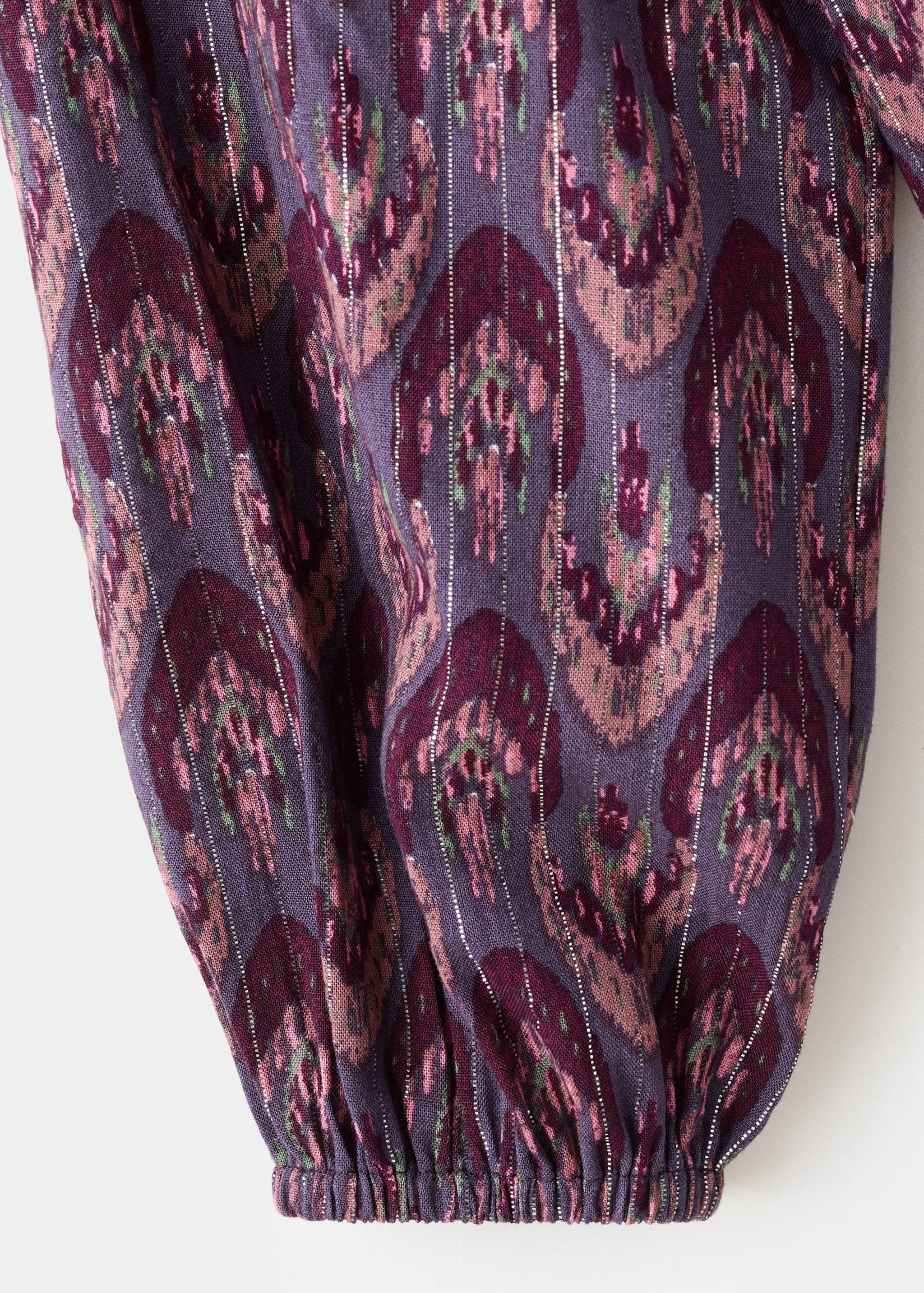 Vestido estampado lurex - Pormenor do artigo 0