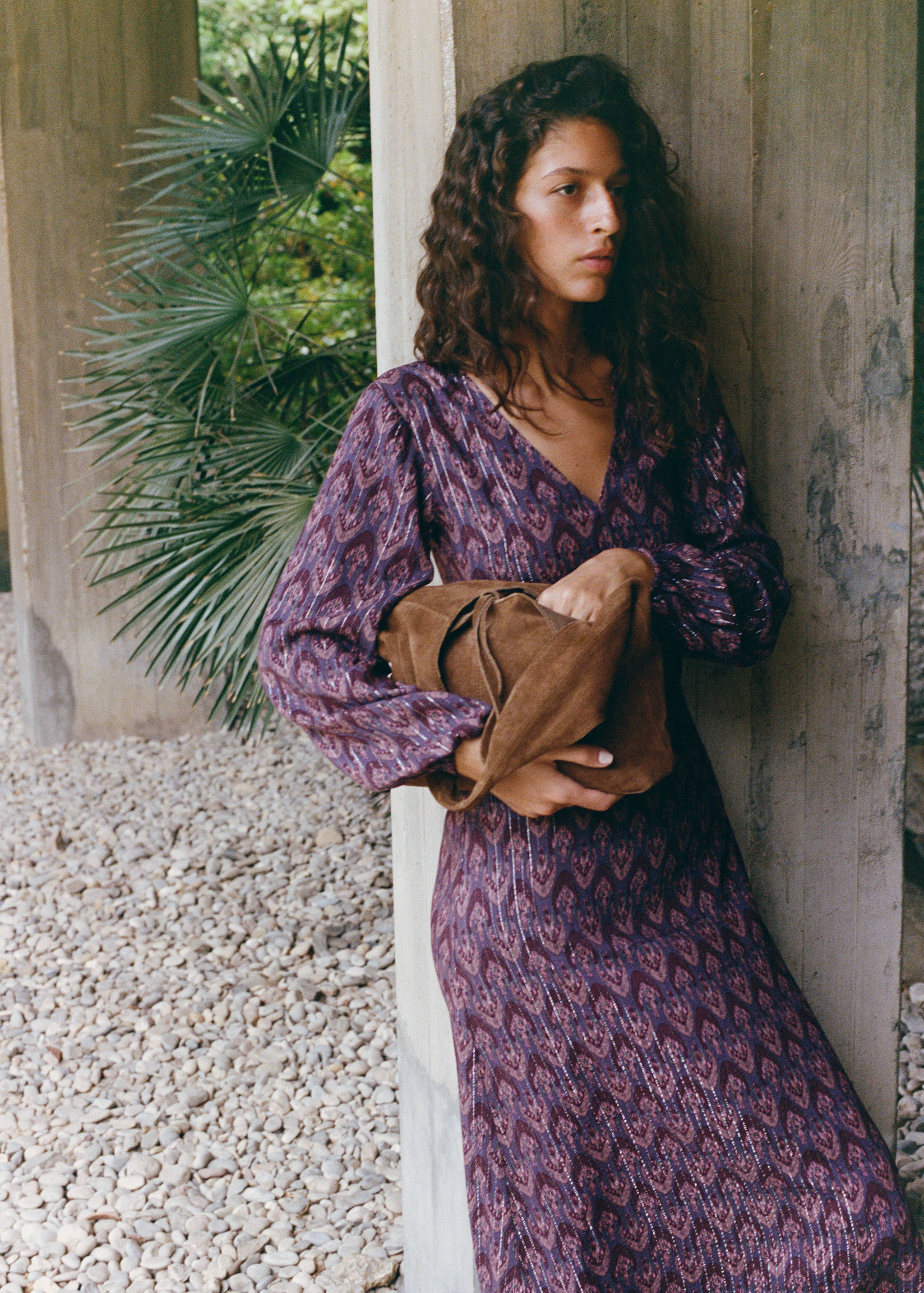 Vestido estampado lurex - Pormenor do artigo 5