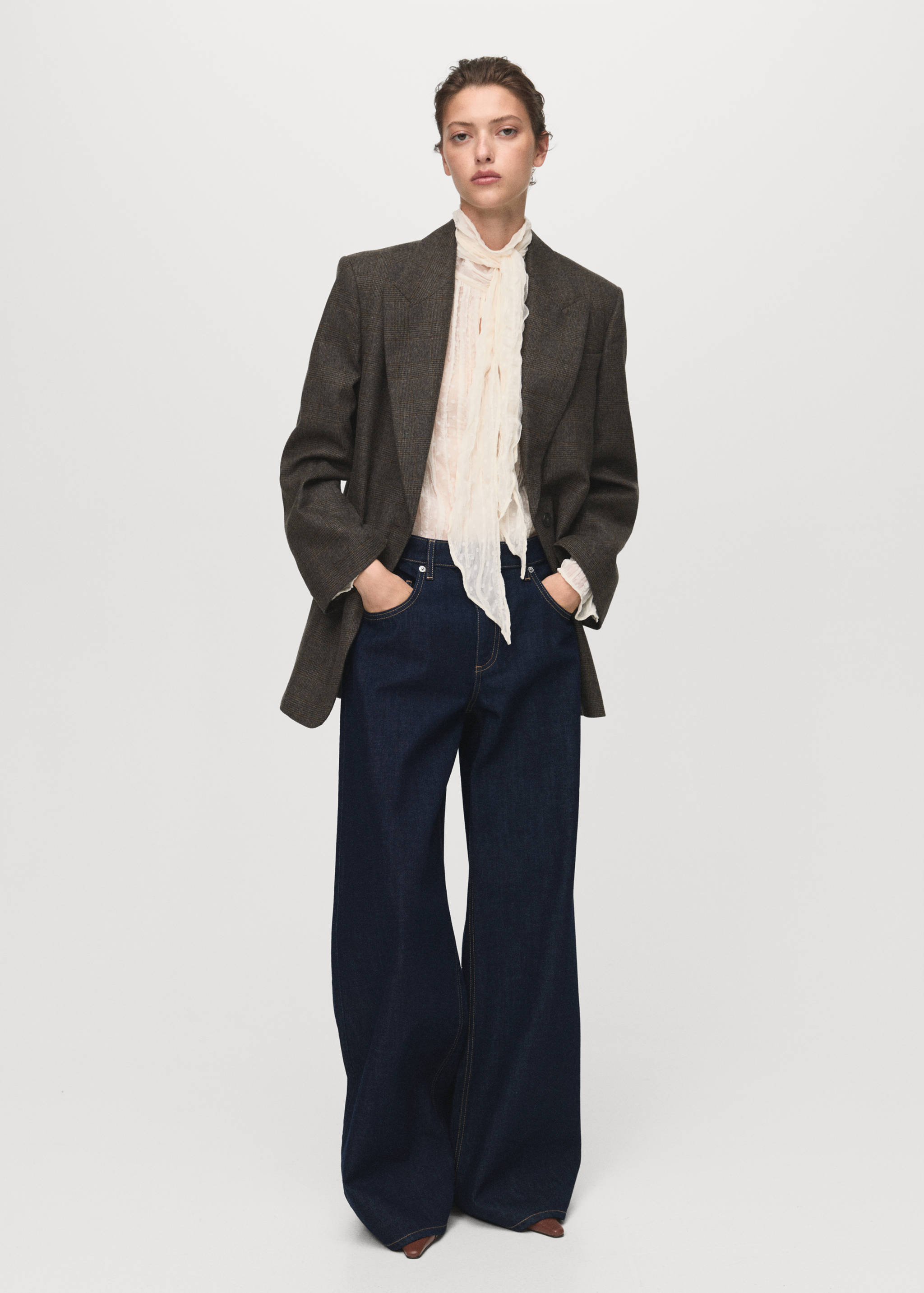 Low-rise wideleg jeans - General plane