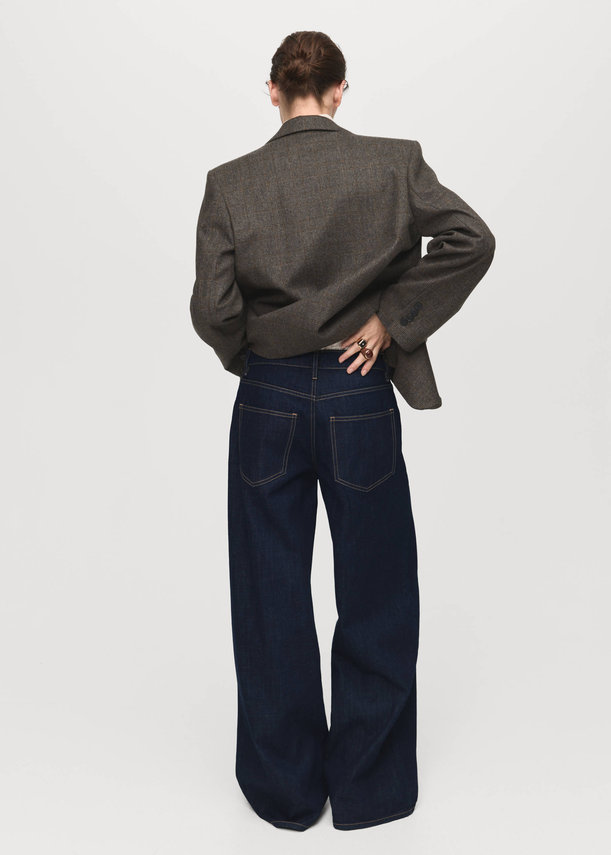 Low-rise wideleg jeans - Reverse of the article