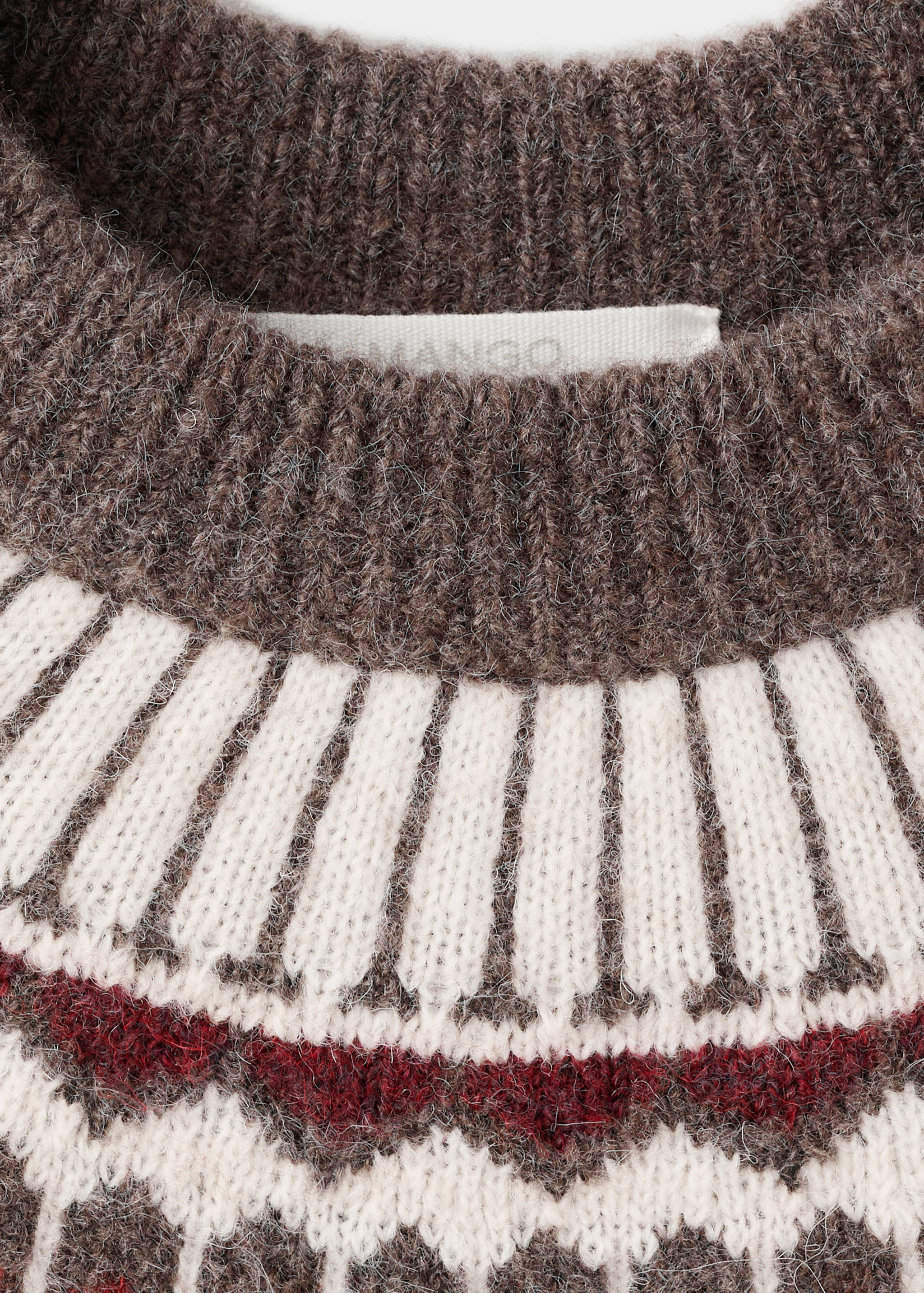 Jacquard crew-neck sweater - Details of the article 8