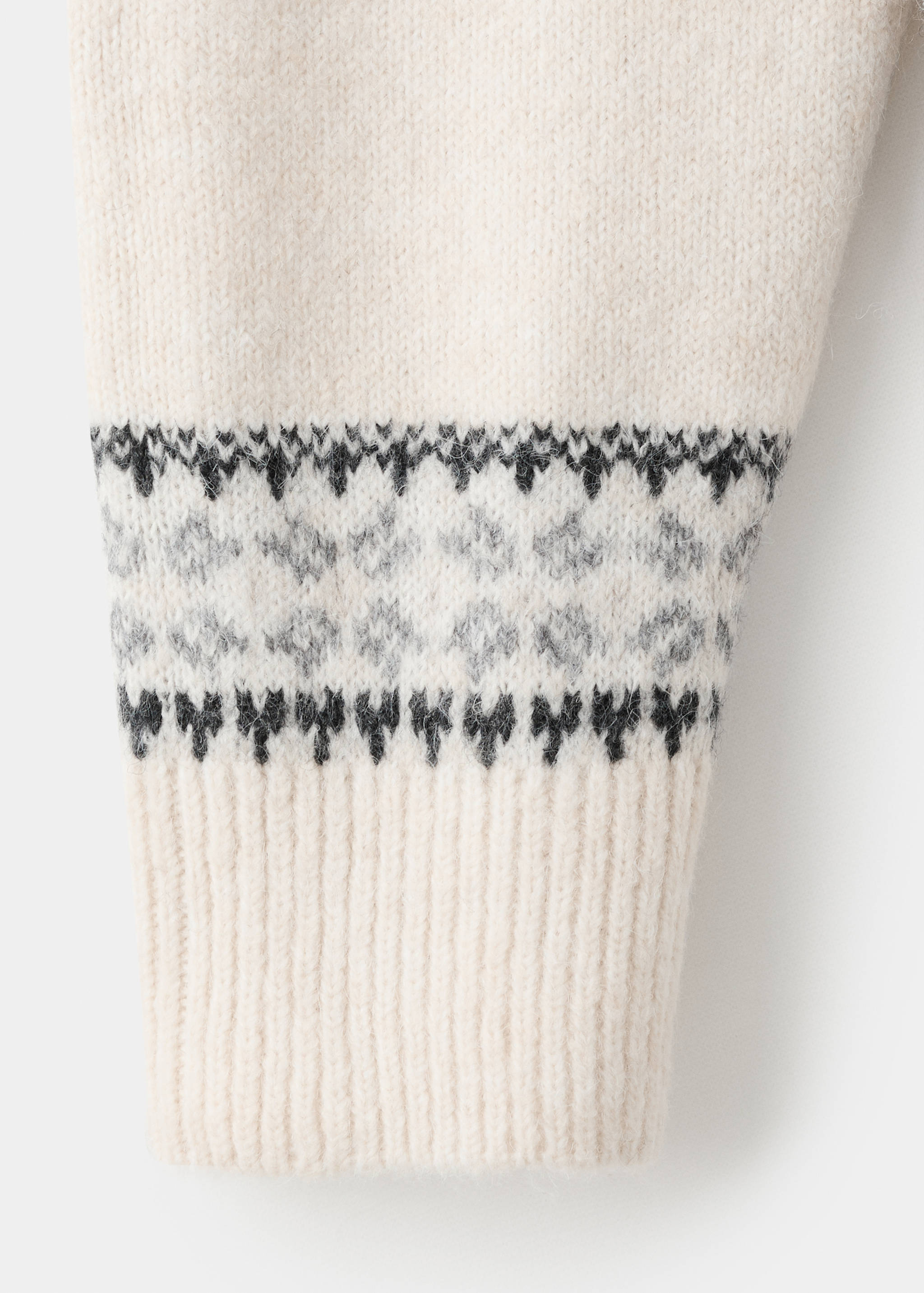 Jacquard crew-neck sweater - Details of the article 0