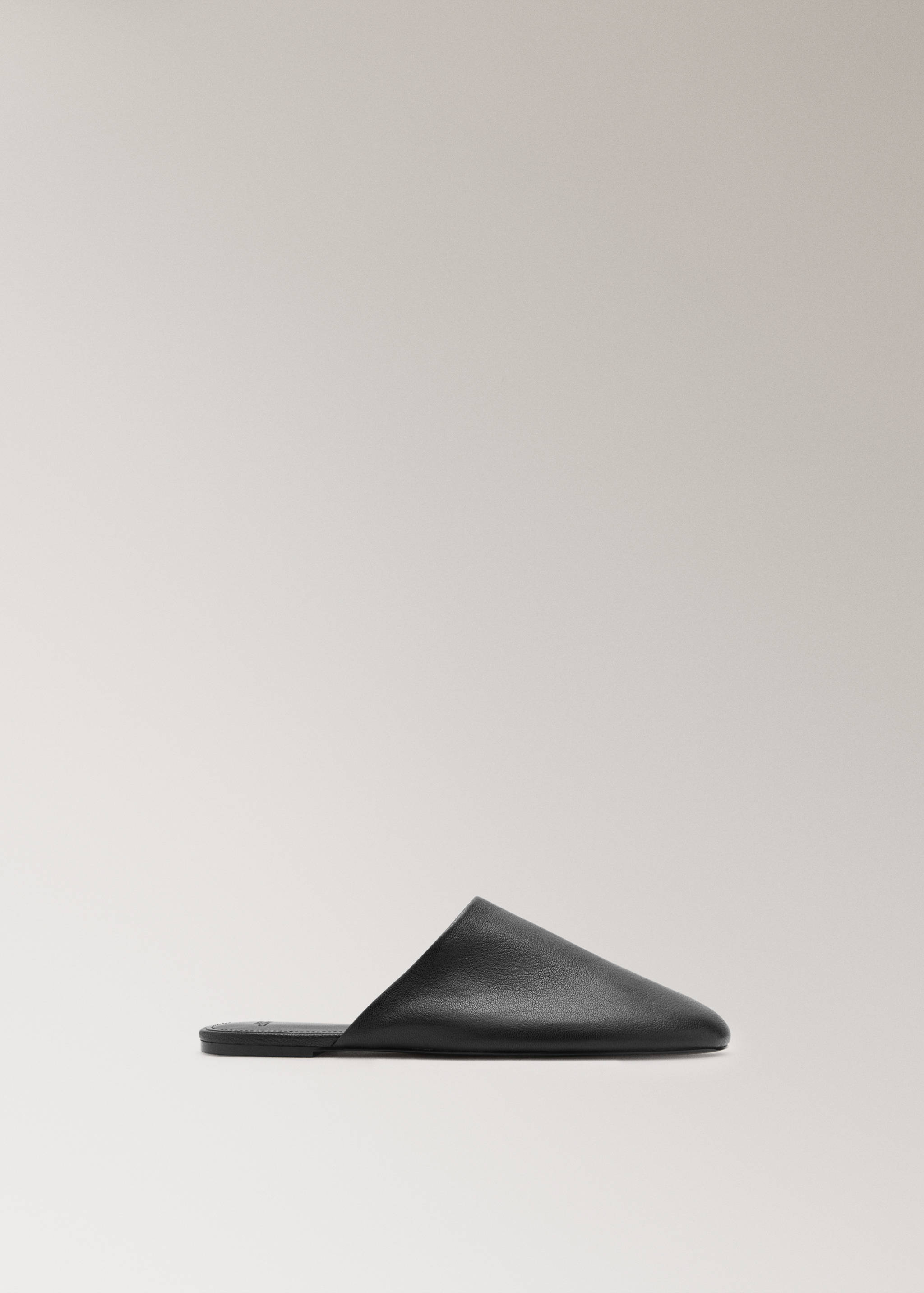 Leather mule slippers - Article without model