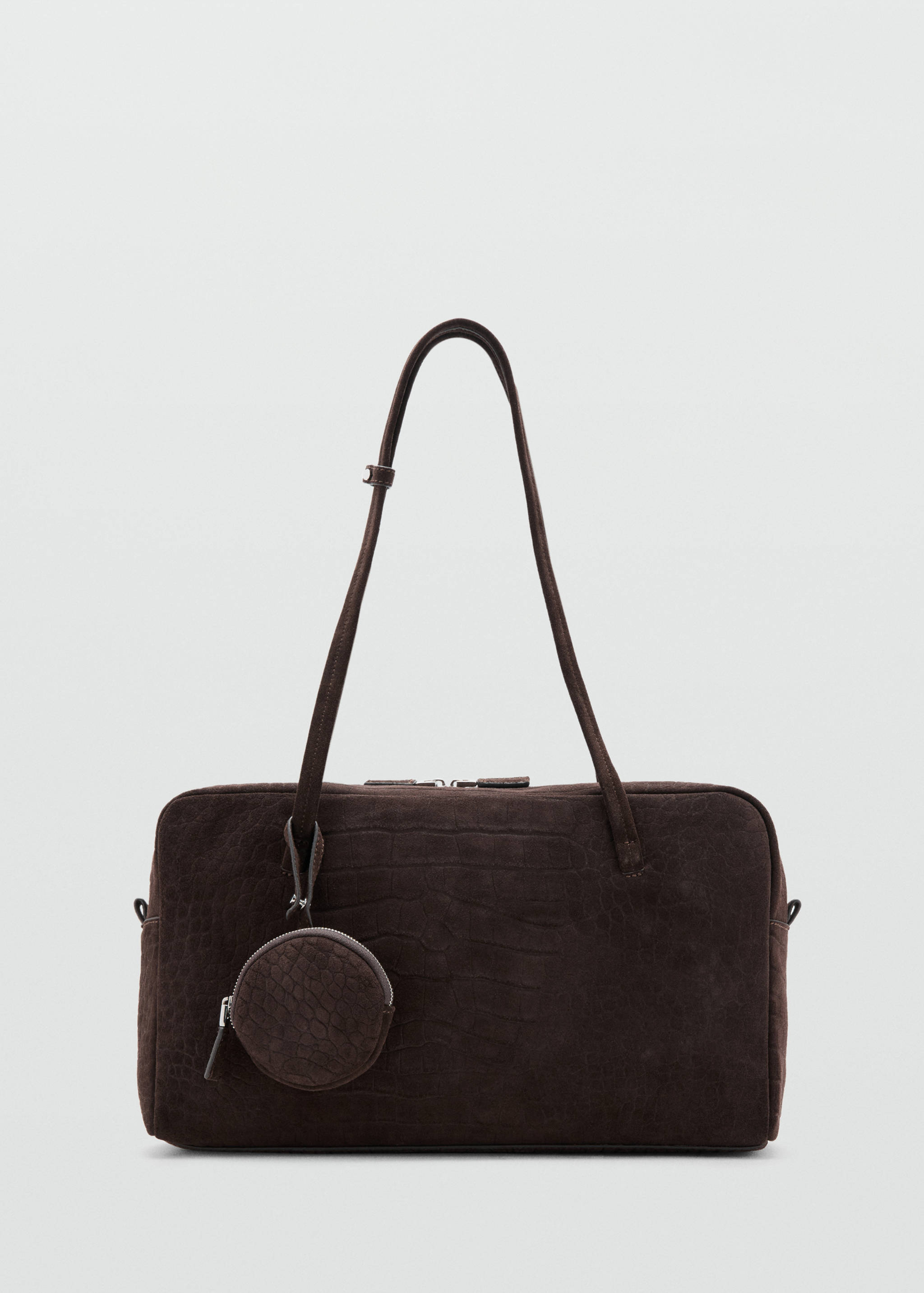 Medium suede bowling bag - Article without model