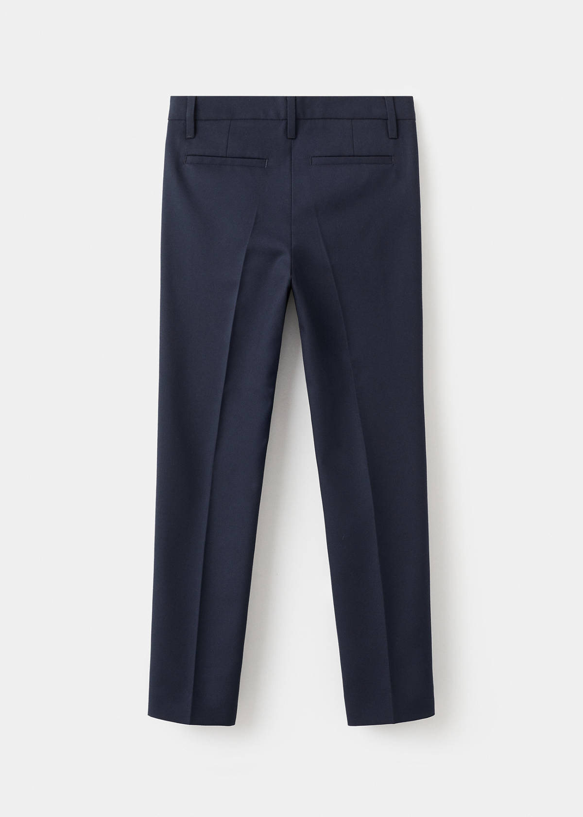 Straight suit trousers — Dark Navy