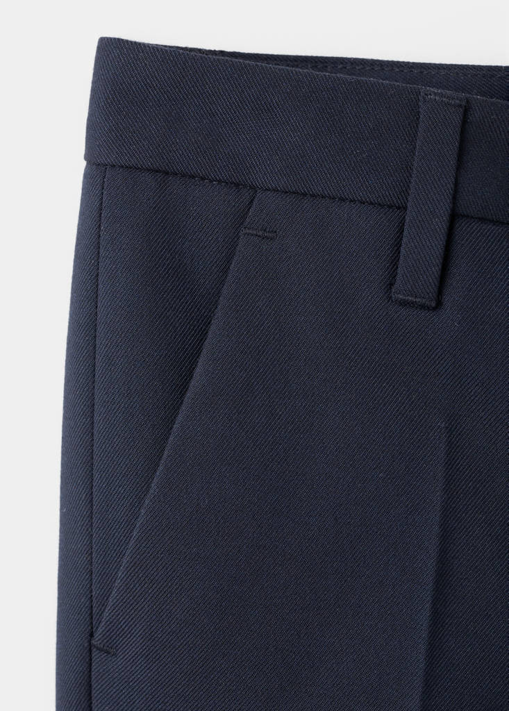 Straight suit trousers — Dark Navy
